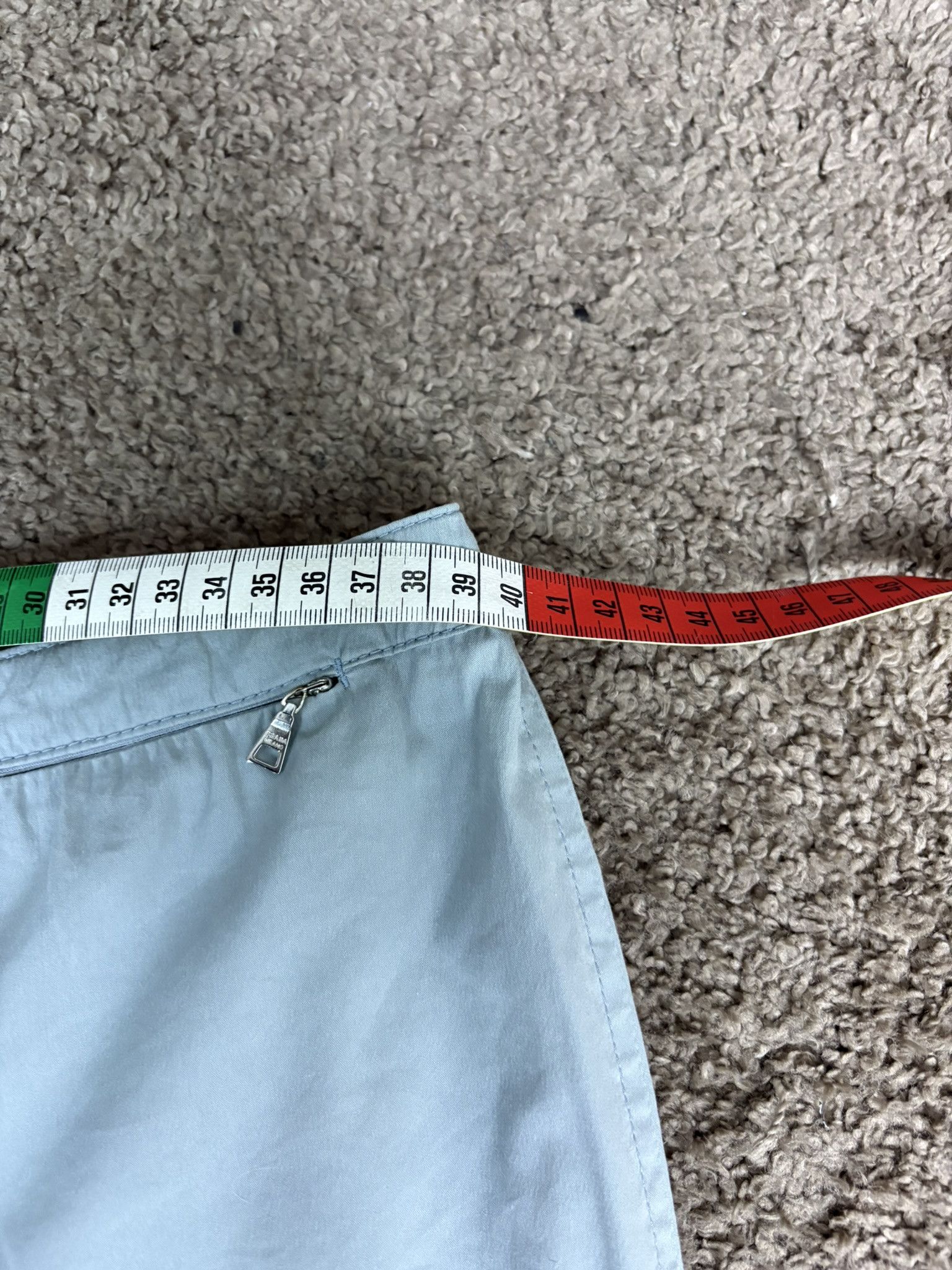 Prada Vintage Prada Linea Rossa Low-rise baby blue sport pants Size 30" / US 8 / IT 44 - 12 Thumbnail