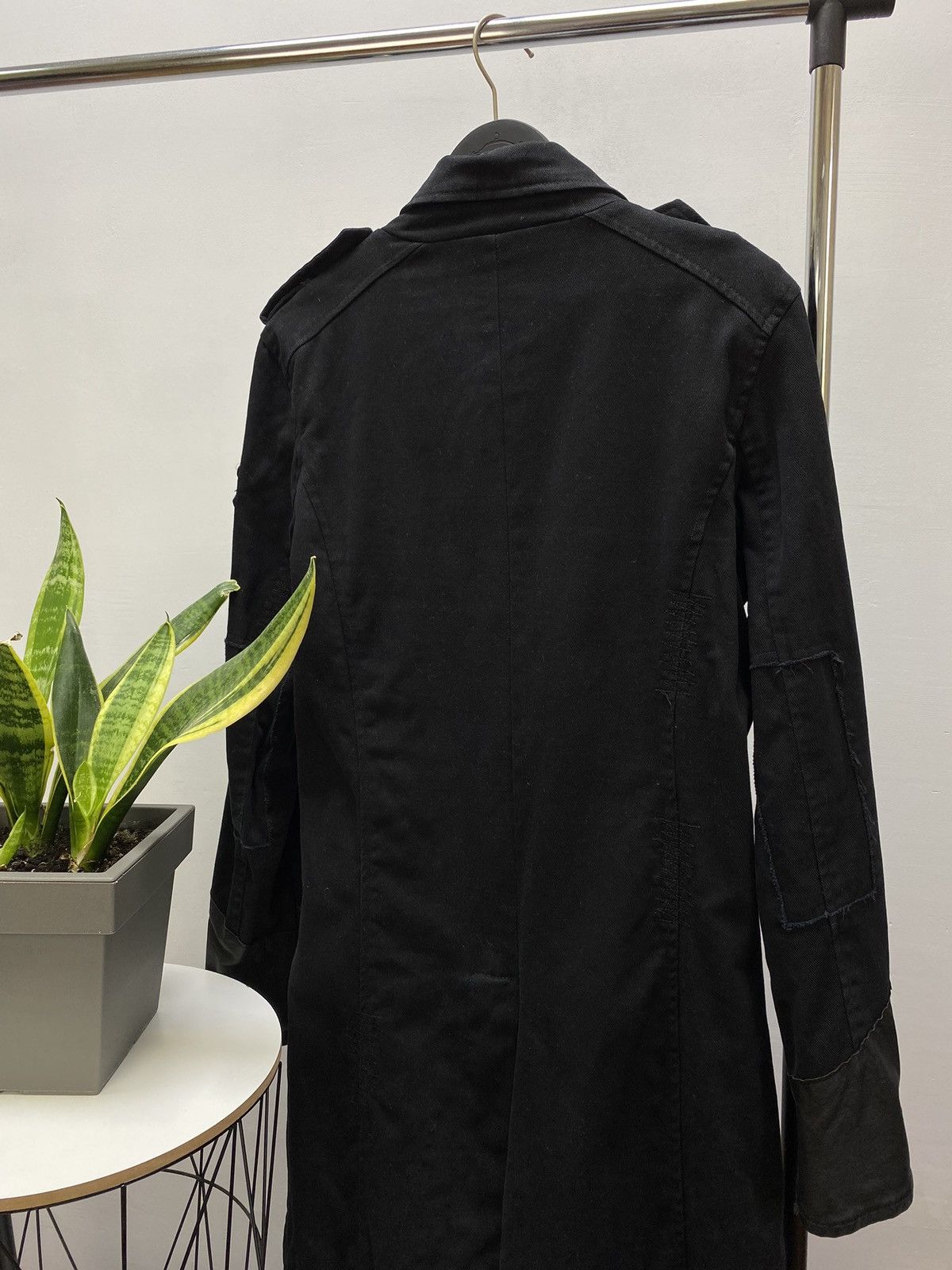 Other Vintage Faith Connexion Black Trench Coat Jacket Men’s Black Size US M / EU 48-50 / 2 - 17 Thumbnail