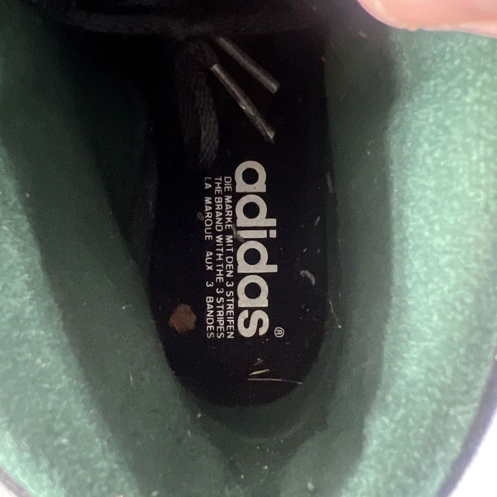 VINTAGE adidas Nitro Wrestling Shoe Men 9 Green Grey Black 