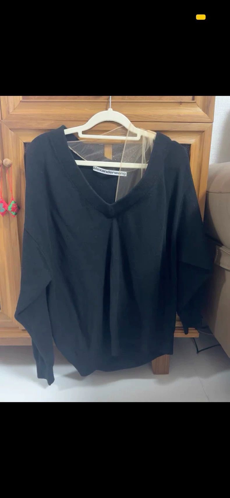 Alexander Wang Alexander Wang Sheer Wool Cashmere Sweater- Size S / US 4 / IT 40 - 2 Thumbnail