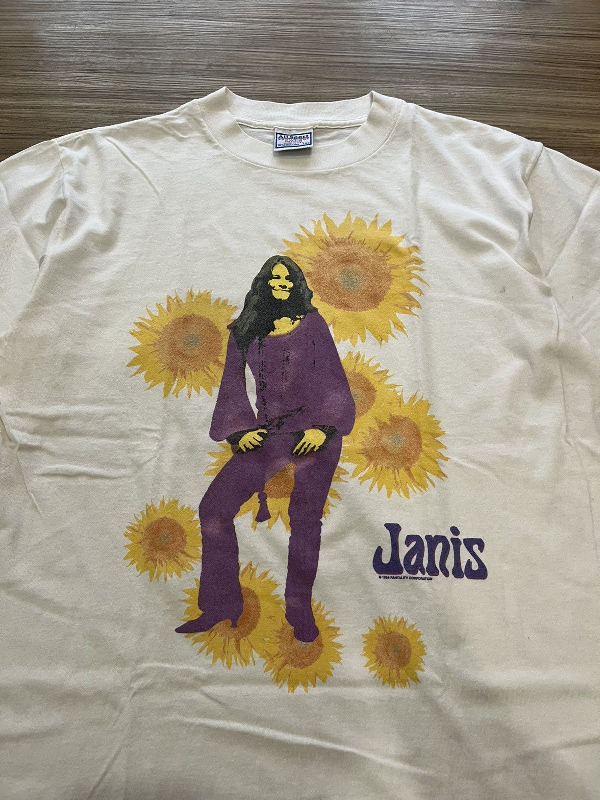 Band Tees vintage 1994 Janis Joplin t-shirt Size US L / EU 52-54 / 3 - 2 Thumbnail