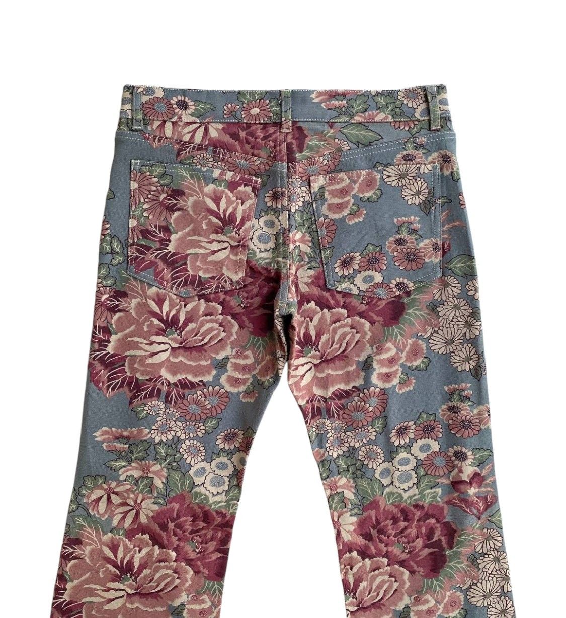 Japanese Brand BJ05-22 Japan FLARED CHEALSEAOLD ABSTRACT SLIM LOWRISE Size US 28 / EU 44 - 9 Thumbnail