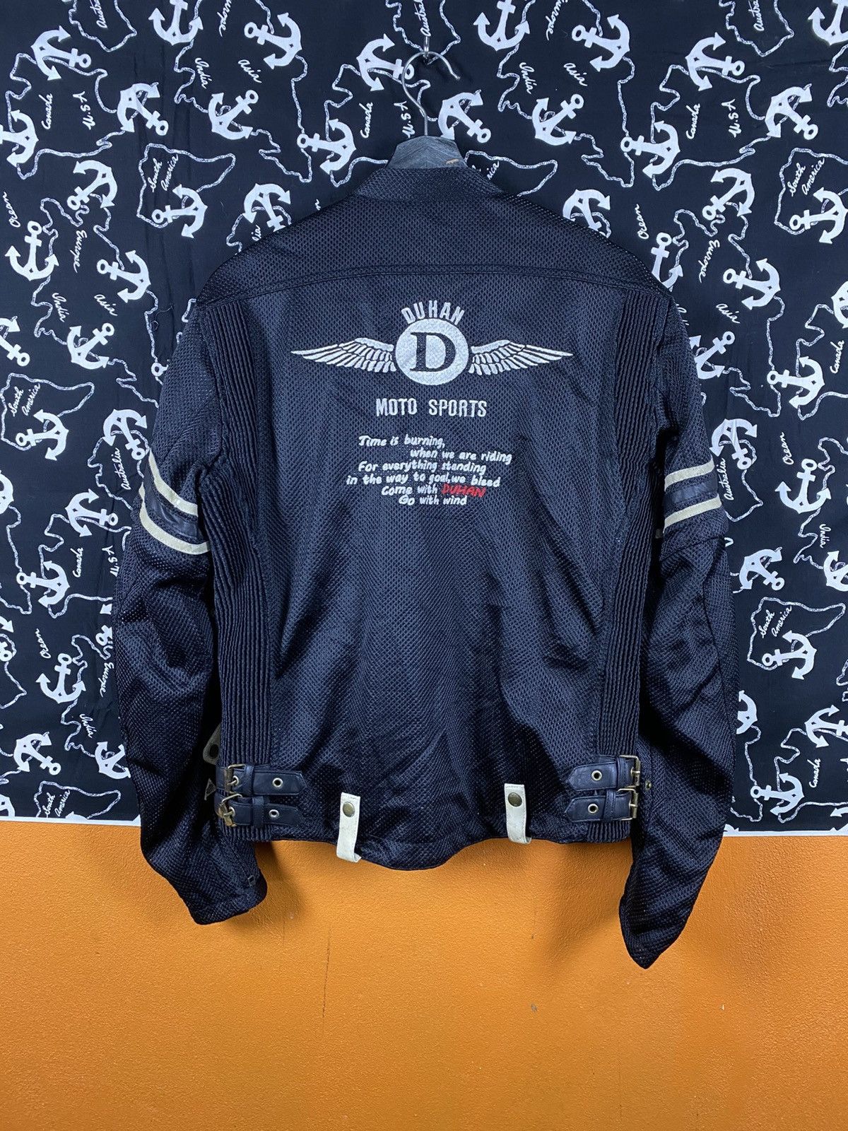 Japanese Brand DUHAN Mesh Motorcycle Jacket Black Riding Jacket Protective Size US M / EU 48-50 / 2 - 14 Thumbnail