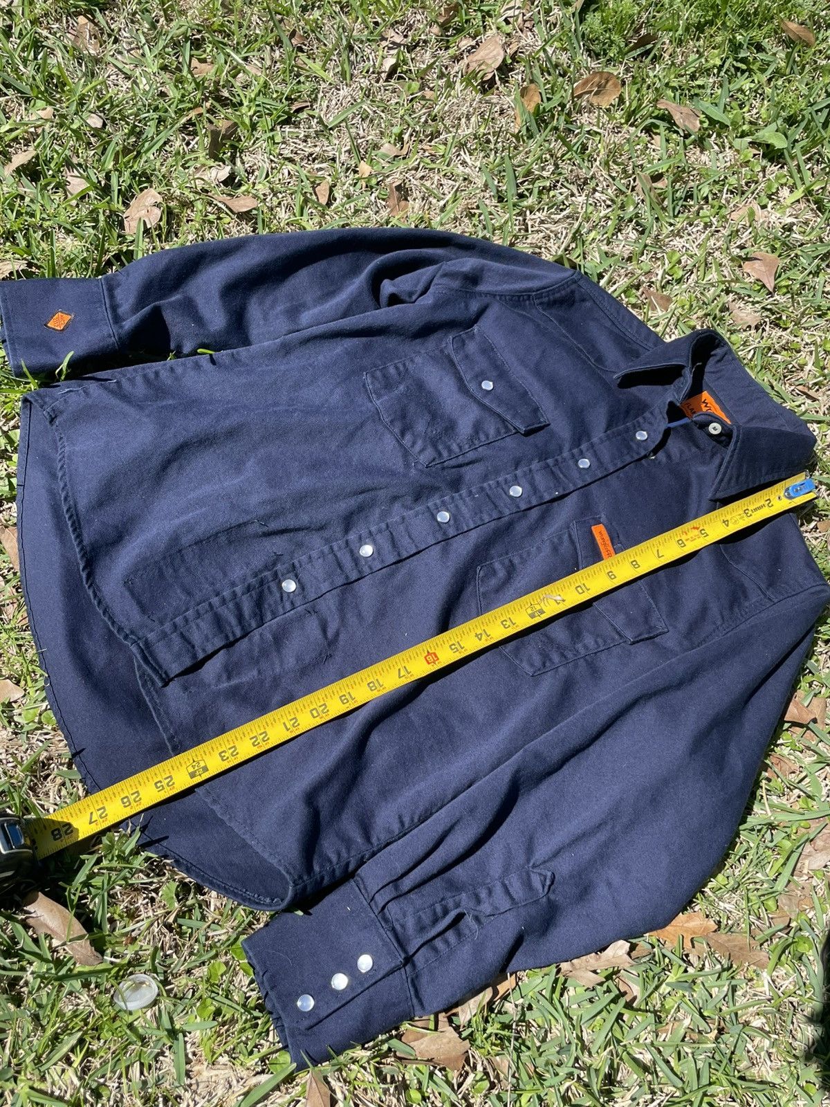 Wrangler Wrangler fire resistant button up light jacket Size US S / EU 44-46 / 1 - 1 Thumbnail