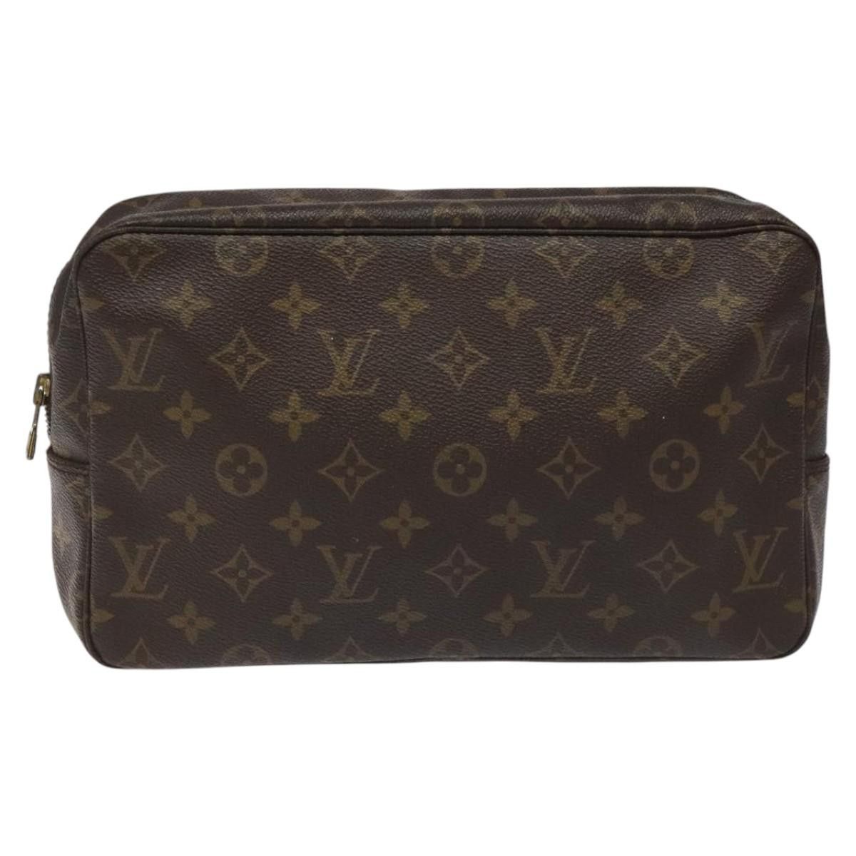 Louis Vuitton Trousse Toilette 28 Brown Canvas Clutch Bag (Pre-Owned) Size ONE SIZE - 1 Thumbnail