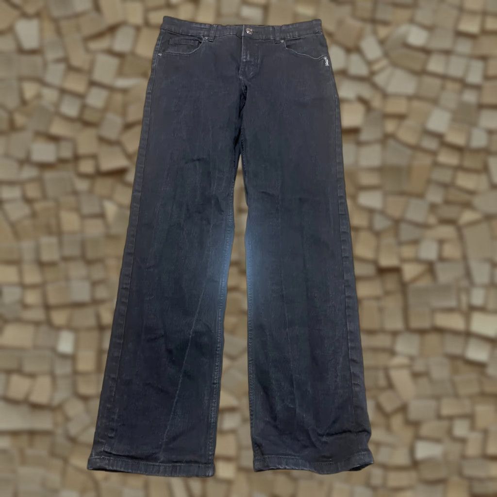 Silver Jeans Co. Silver Jeans Co. Jeans Women 16 Black Denim GARRET 1362 Straight 5-Pocket Inseam 28.5 in Regular Size 38" / US 16 / IT 52 - 1 Thumbnail