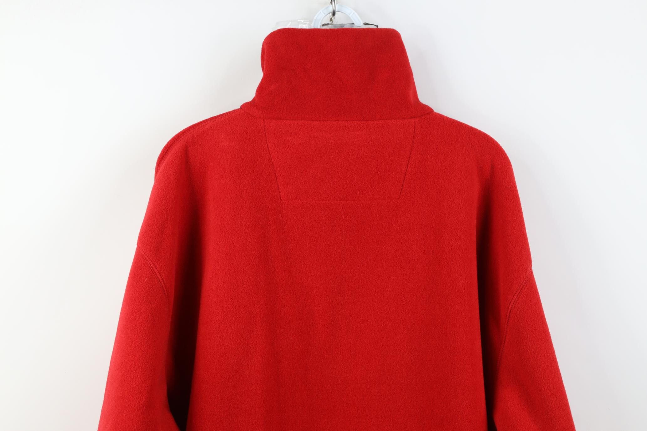 Fila Vintage 90s Fila Sport 1/4 Zip Fleece Pullover Sweater Red Size US XL / EU 56 / 4 - 13 Thumbnail