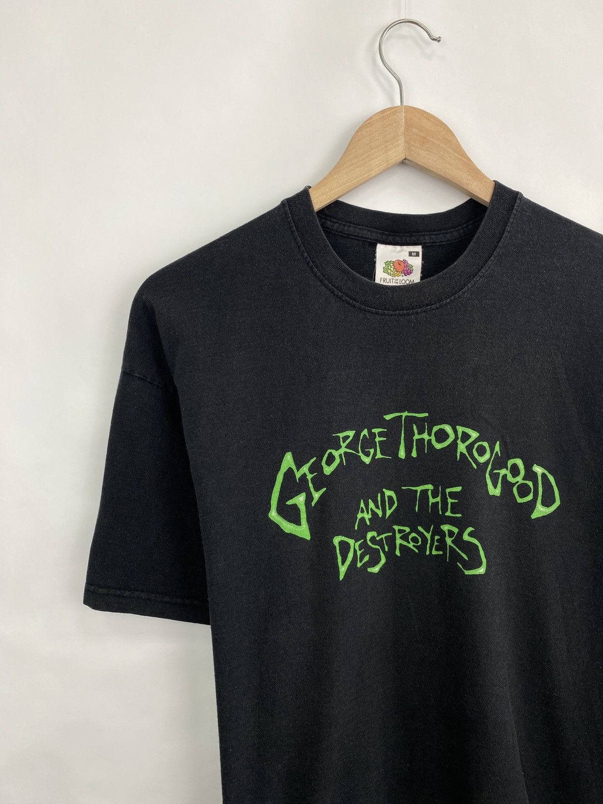 Fruit Of The Loom 🇺🇸 Vintage 90s George Thorogood Bad To The Bone Band Tshirt Size US M / EU 48-50 / 2 - 6 Thumbnail