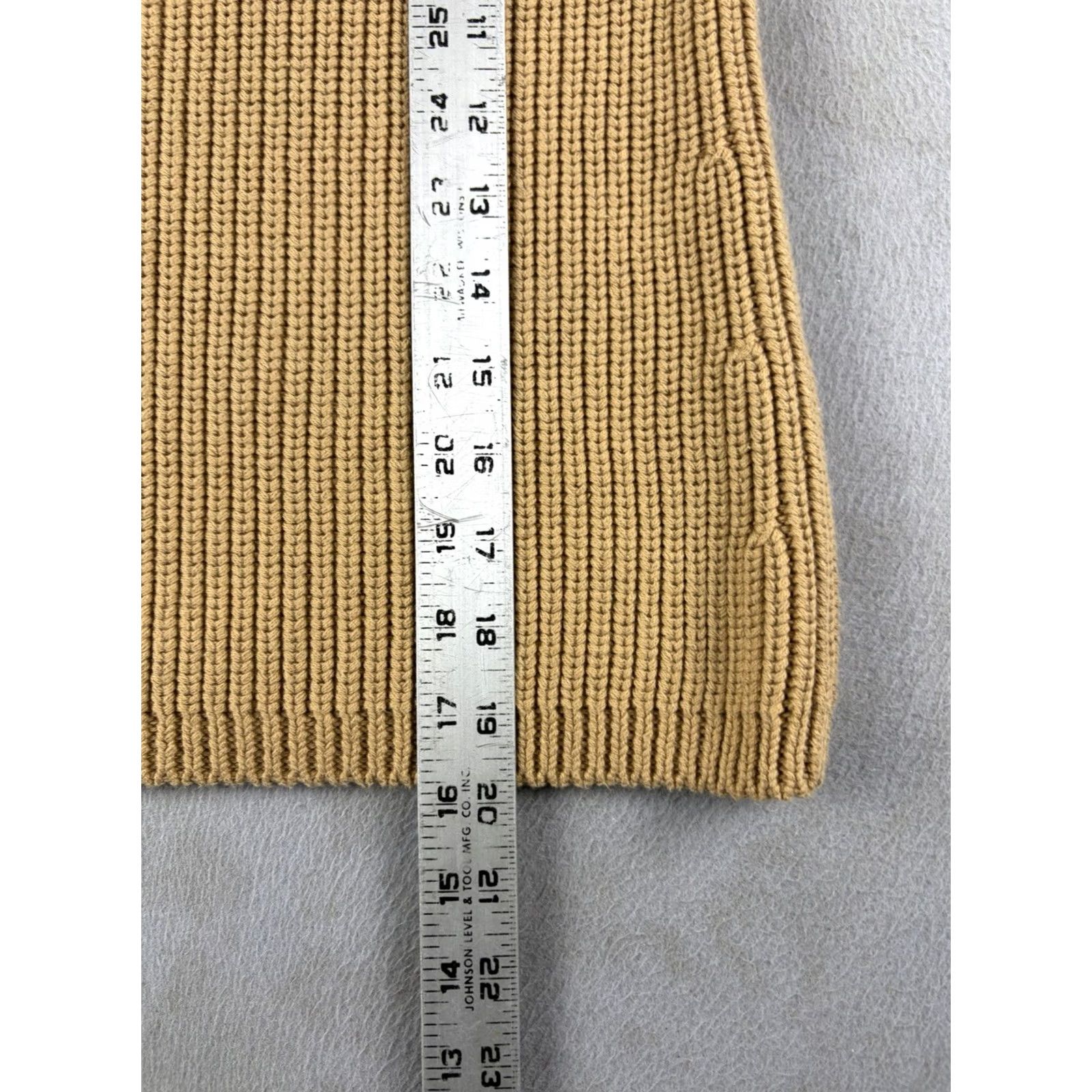 Quince Quince Sweater Womens XS Camel Crew Neck Knit Pullover Raglan Long Sleeve Organic Cotton Tight-Knit Casual Fall Winter Solid PreppyVintage No Size XS / US 0-2 / IT 36-38 - 7 Thumbnail