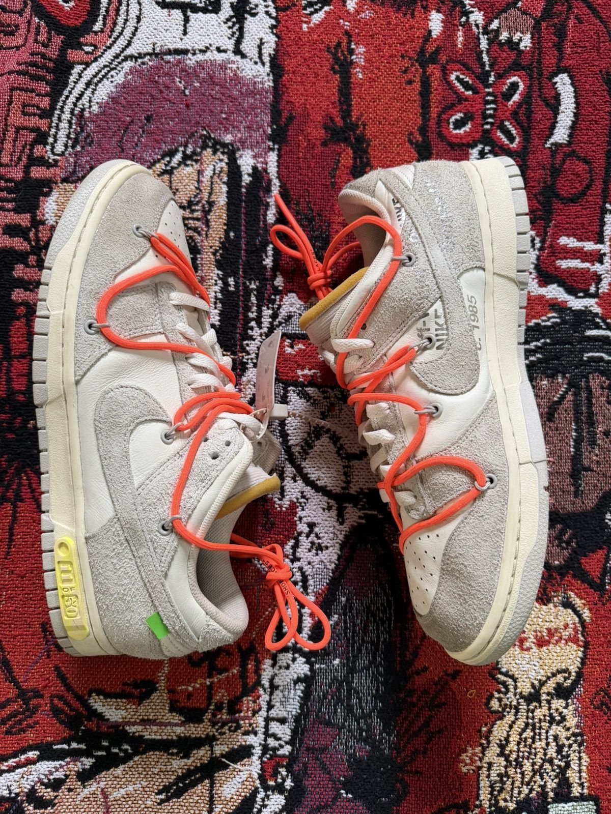 Nike × Off-White Off white nike dunk low - lot 11 Size US 11 / EU 44 - 3 Thumbnail