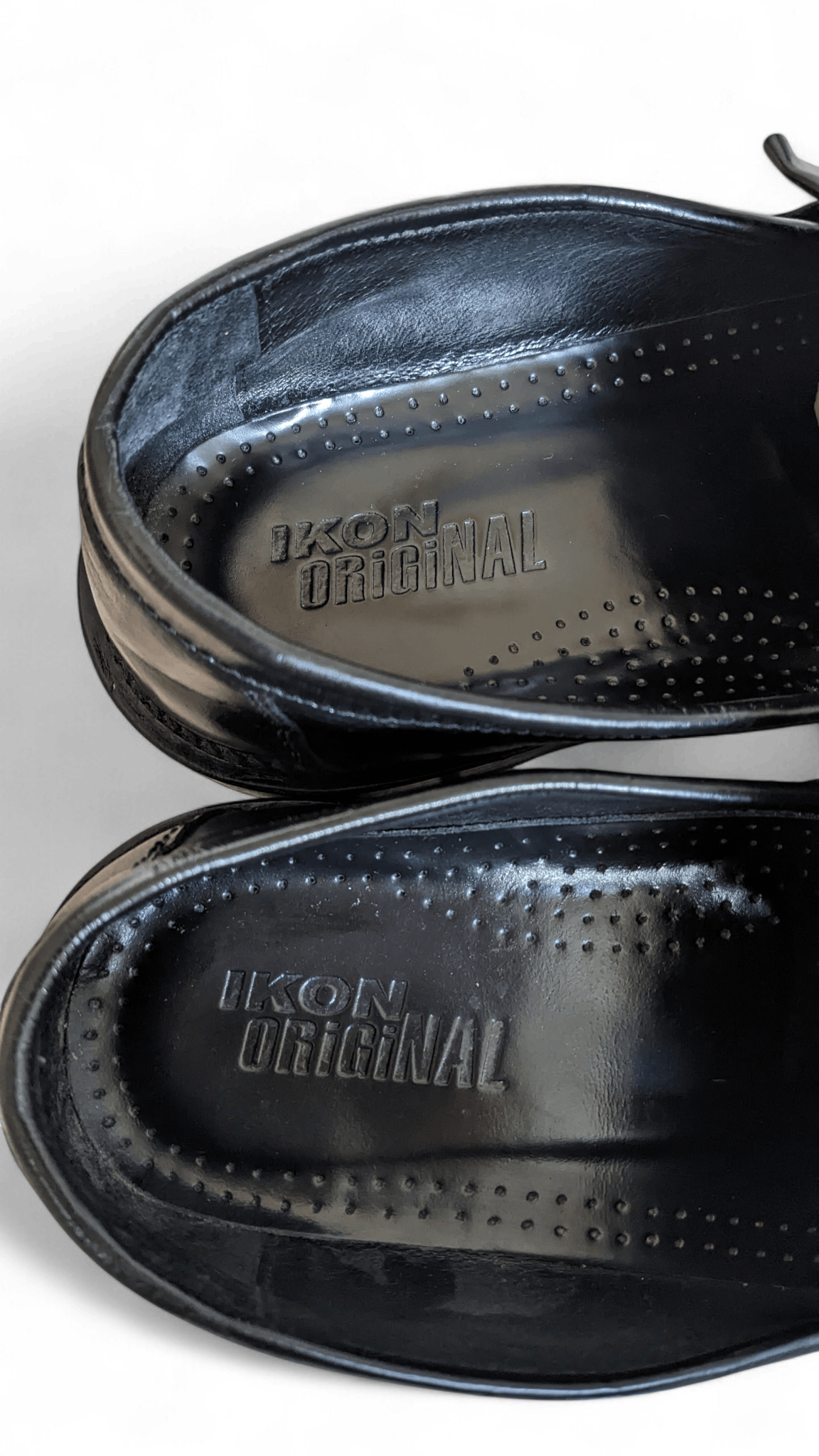 Other IKON Original Black Leather Tassel Loafers Classic Fringe Size US 10.5 / EU 43-44 - 9 Thumbnail