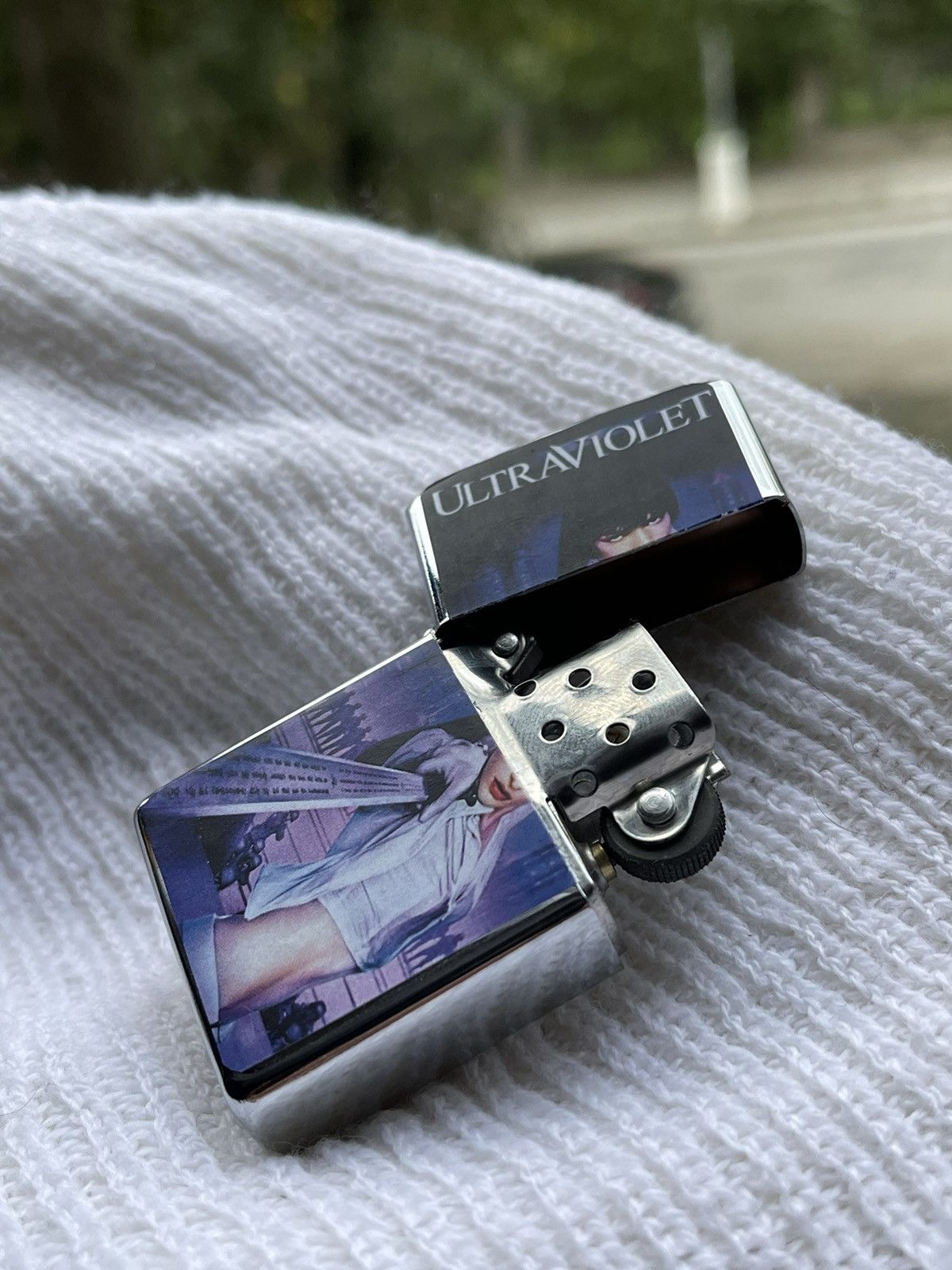 Hysteric Glamour × Vintage 🌹00s vintage Ultra Violet girl Nature cigar lighter, WORK Size ONE SIZE - 4 Thumbnail
