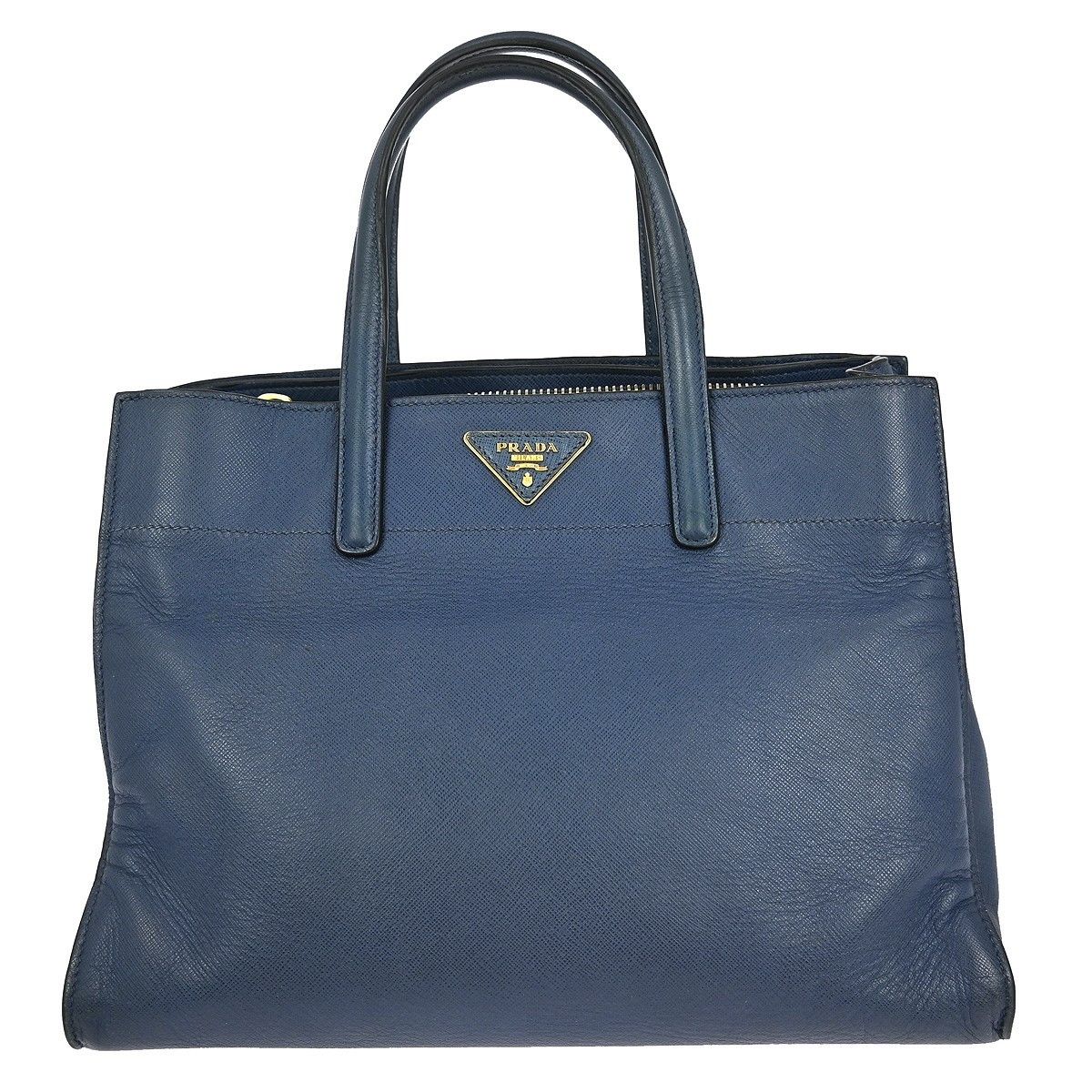 Prada Prada Soft Triple Pocket Convertible Tote Saffiano Leather Size ONE SIZE - 1 Thumbnail