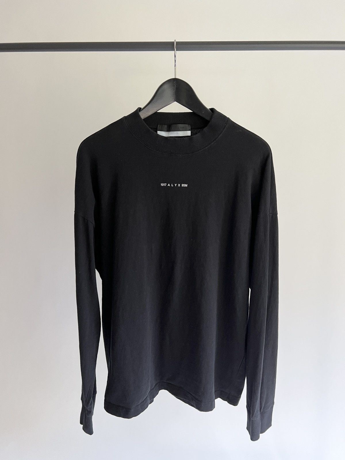 image of 1017 Alyx 9Sm Alyx Visual Long Sleeve in Black, Men's (Size Large)