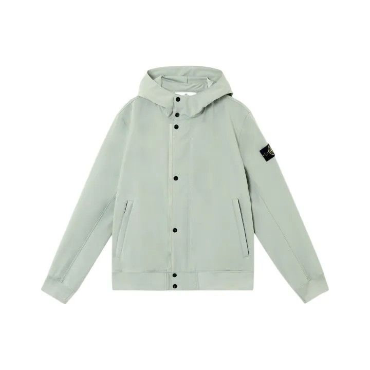 Stone Island Stone Island Green Soft Shell Casual Jacket Size US M / EU 48-50 / 2 - 1 Thumbnail