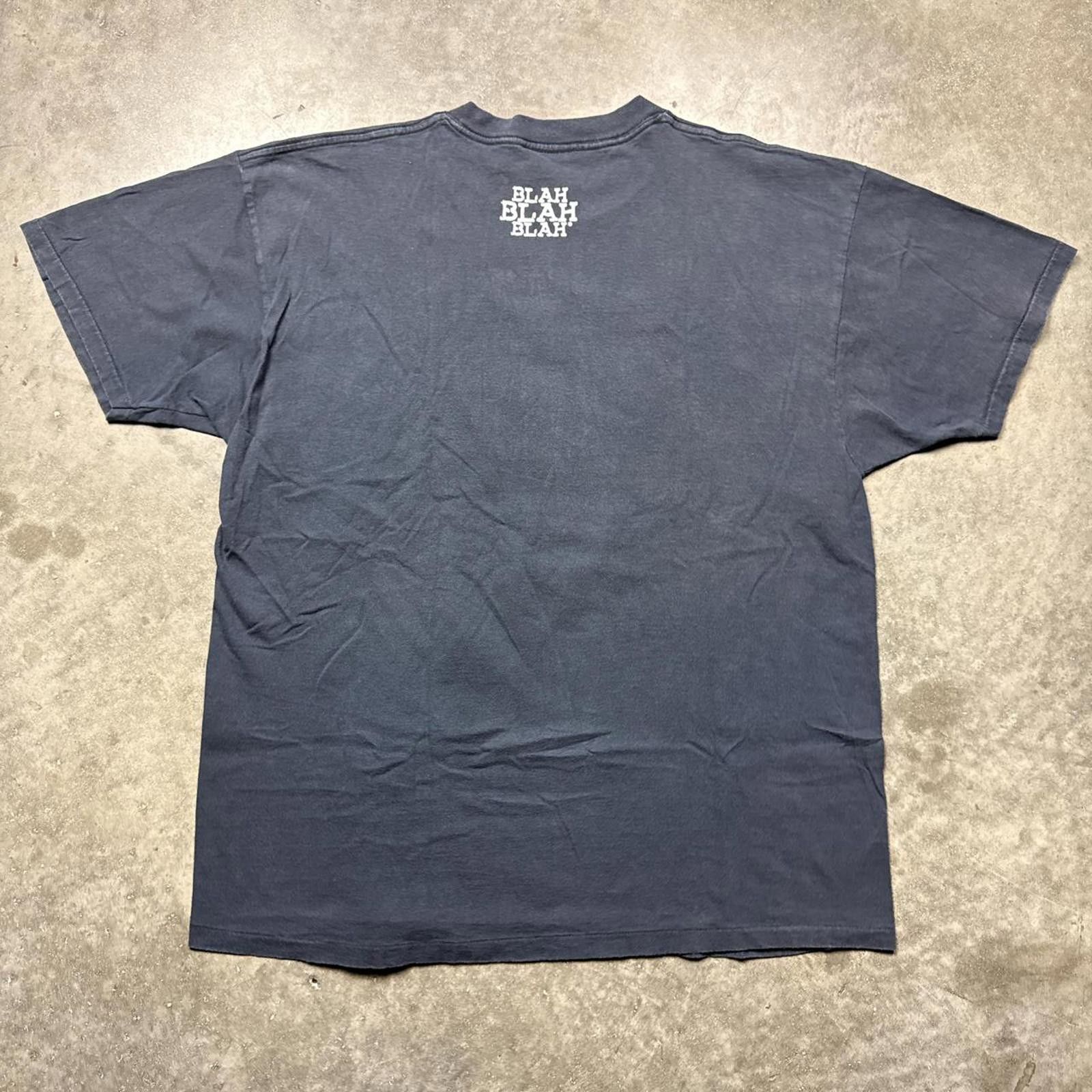 Other Smoke This Neon Colors Animated Blah Blah Faded 90's T-Shirt Size US XL / EU 56 / 4 - 2 Thumbnail