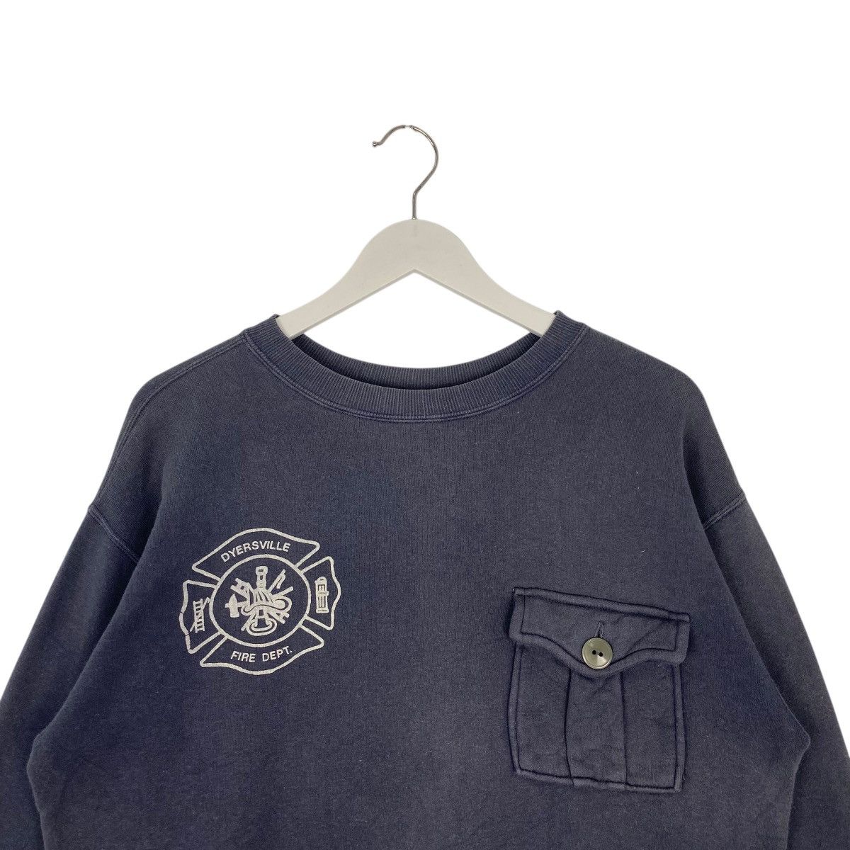 Other Vintage Fire Department Sun Faded Sweatshirt Crewneck Black Size US M / EU 48-50 / 2 - 4 Thumbnail