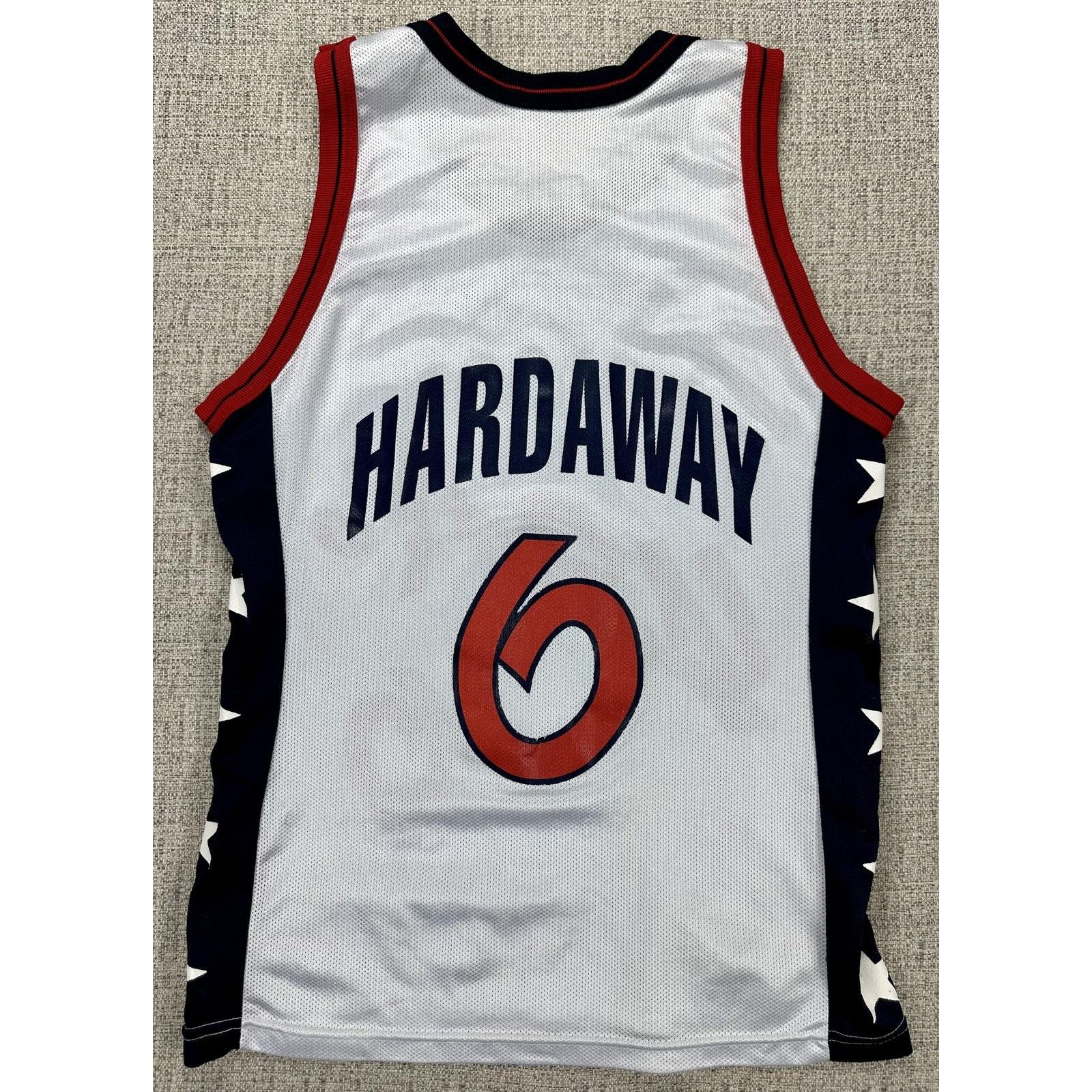 Champion USA Basketball Jersey Sz S Hardaway 6 Champion Made USA 90s Size US S / EU 44-46 / 1 - 10 Thumbnail
