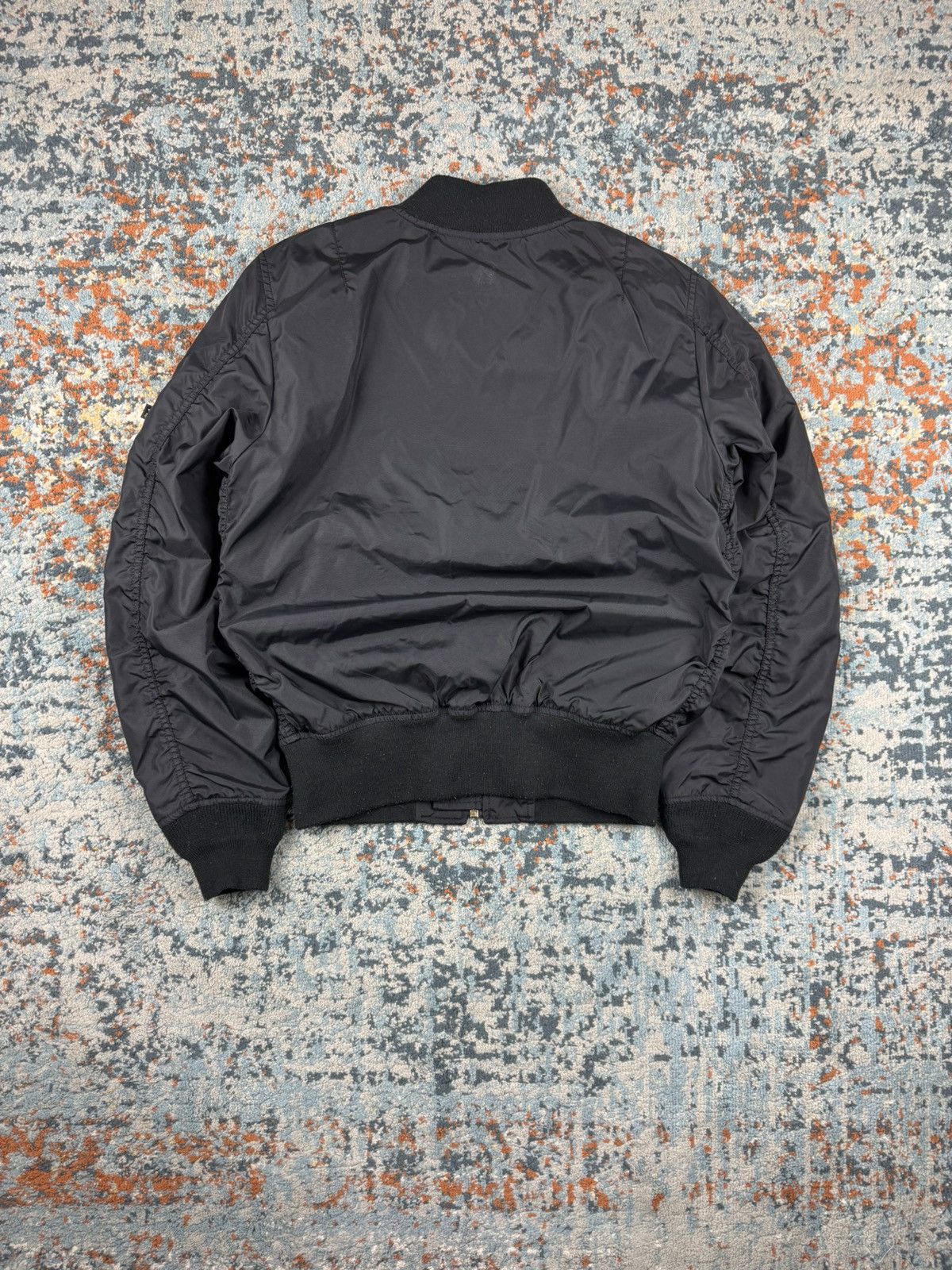 Alpha Industries Vintage Y2K Alpha Industries MA-1 nylon bomber jacket flight Size US M / EU 48-50 / 2 - 2 Thumbnail