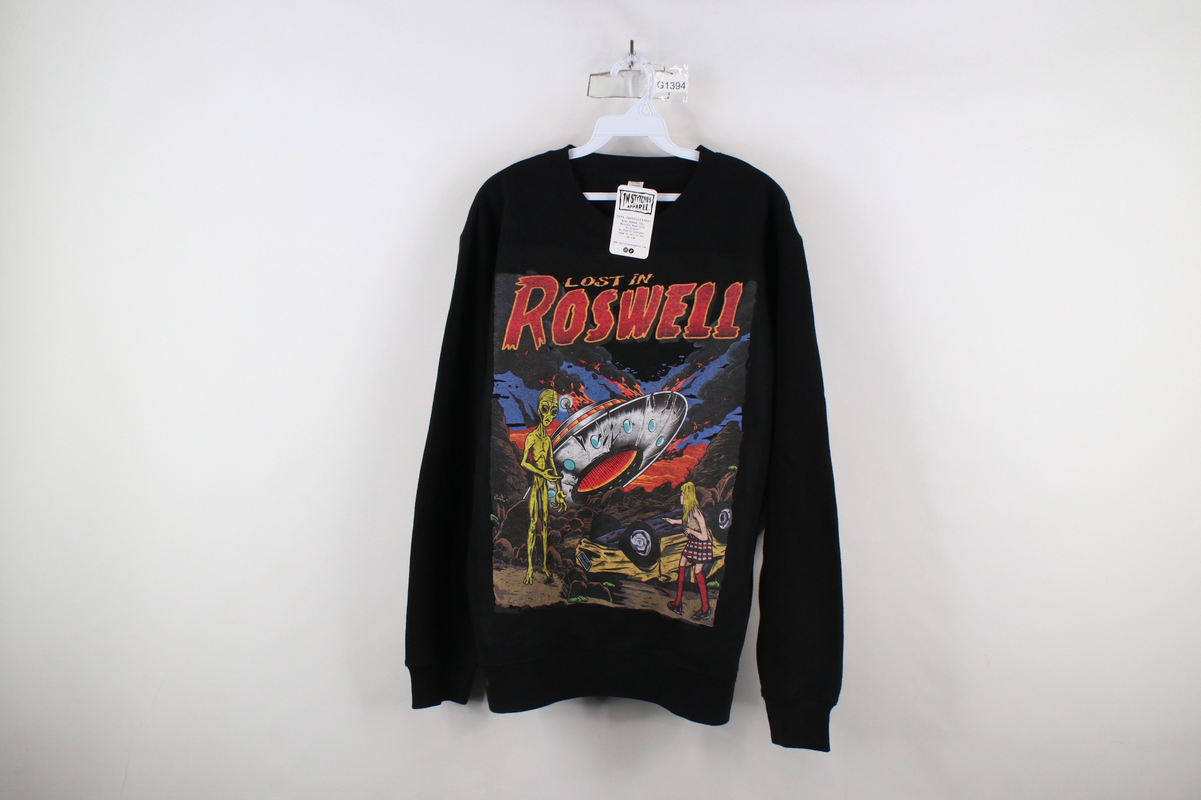 Vintage Deadstock Vintage Y2K Streetwear In Roswell Alien Sweatshirt Size US M / EU 48-50 / 2 - 1 Thumbnail