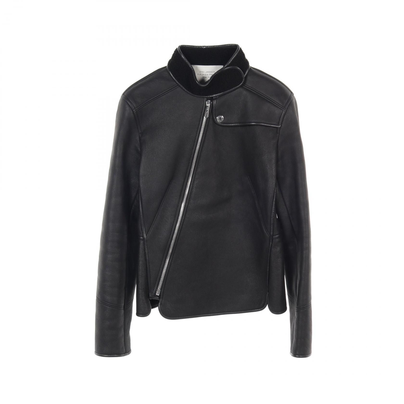Hermes Hermes Hermes 87-7024 Lambskin Jacket Leather Outerwear Size ONE SIZE - 1 Thumbnail