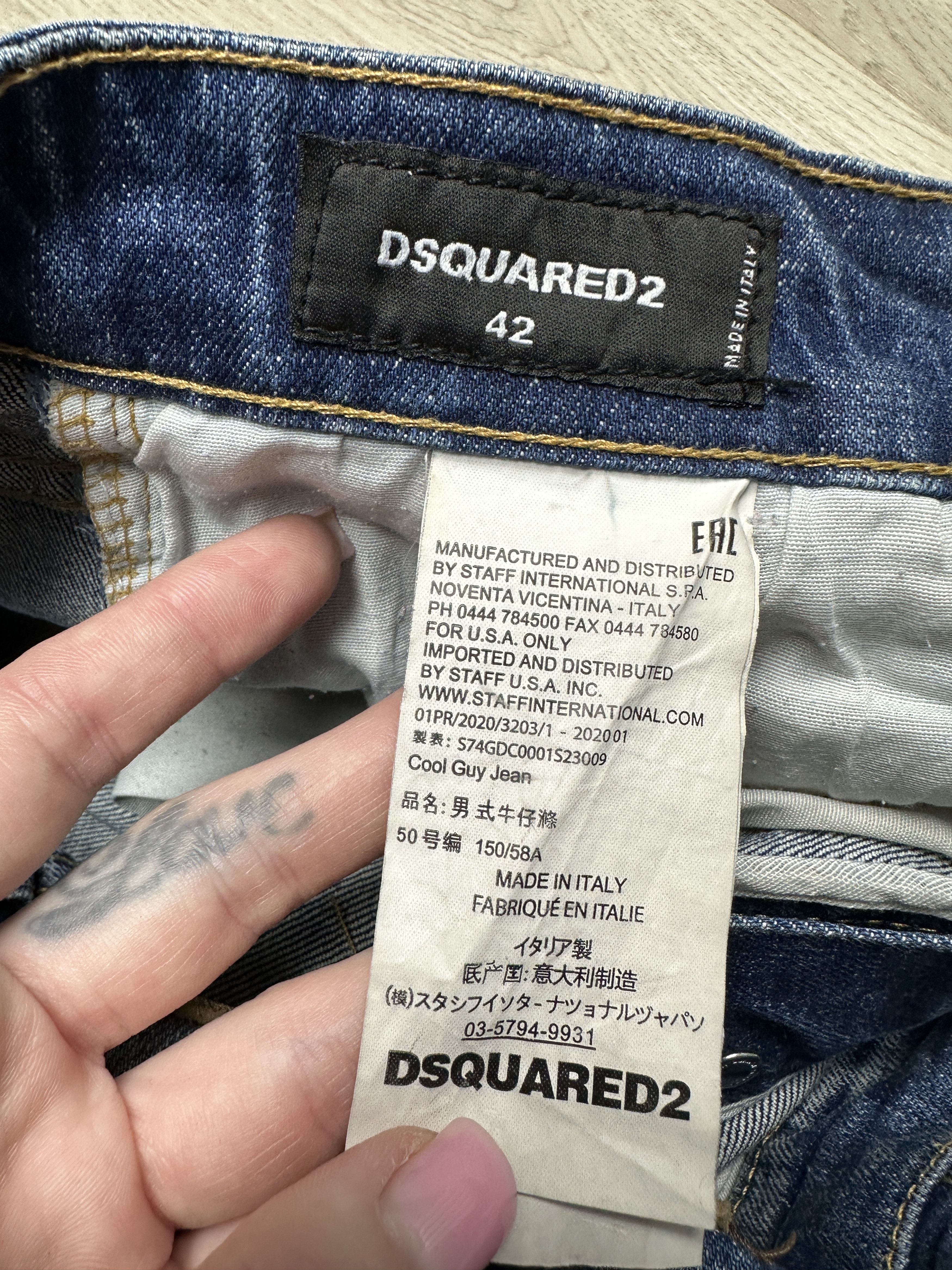 Dsquared2 Dsquared2 Vintage Mens Denim Pants Jeans Size US 30 / EU 46 - 5 Thumbnail