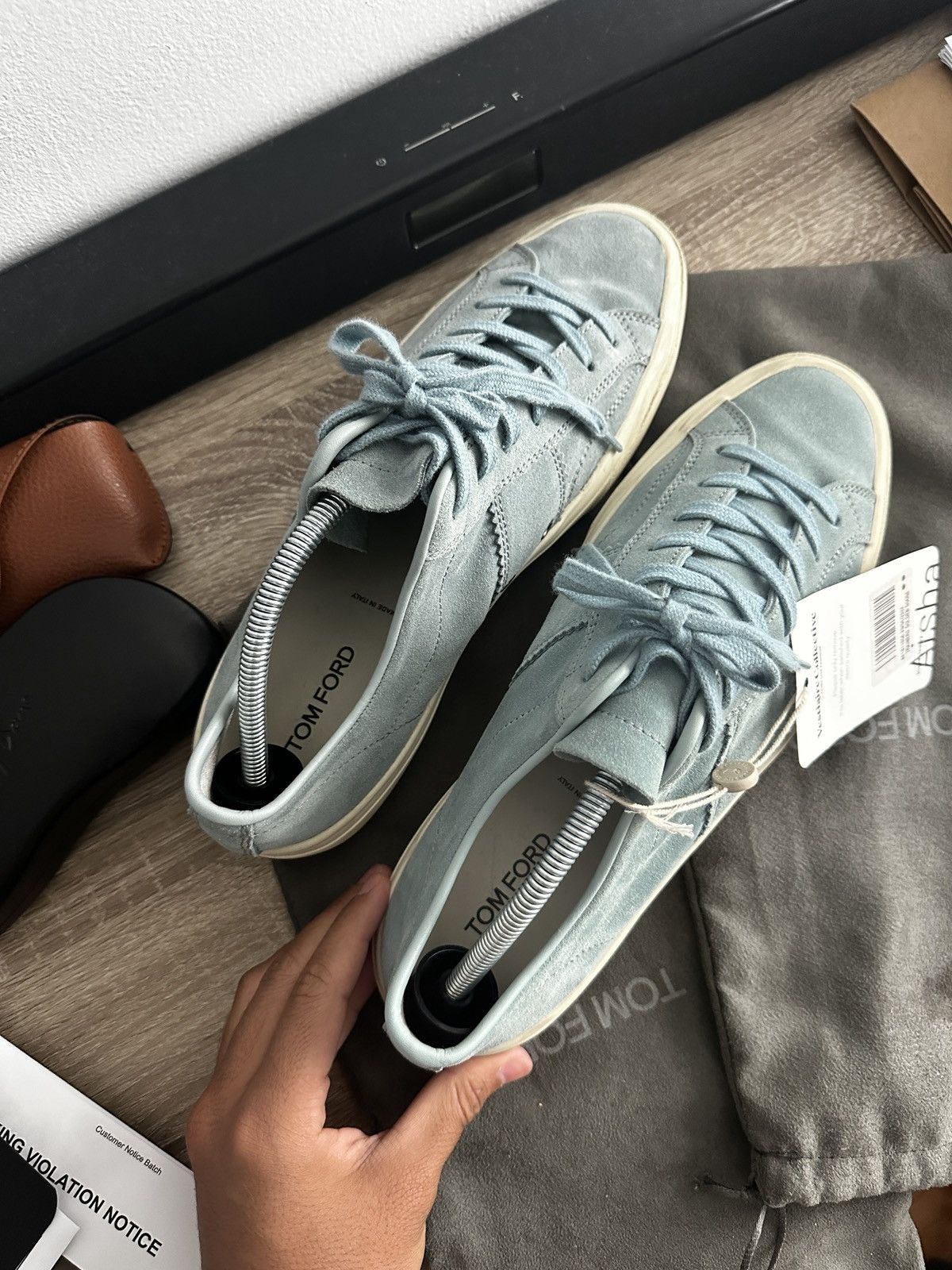 Tom Ford Tom ford Cambridge Suede sneakers Size US 10 / EU 43 - 5 Thumbnail