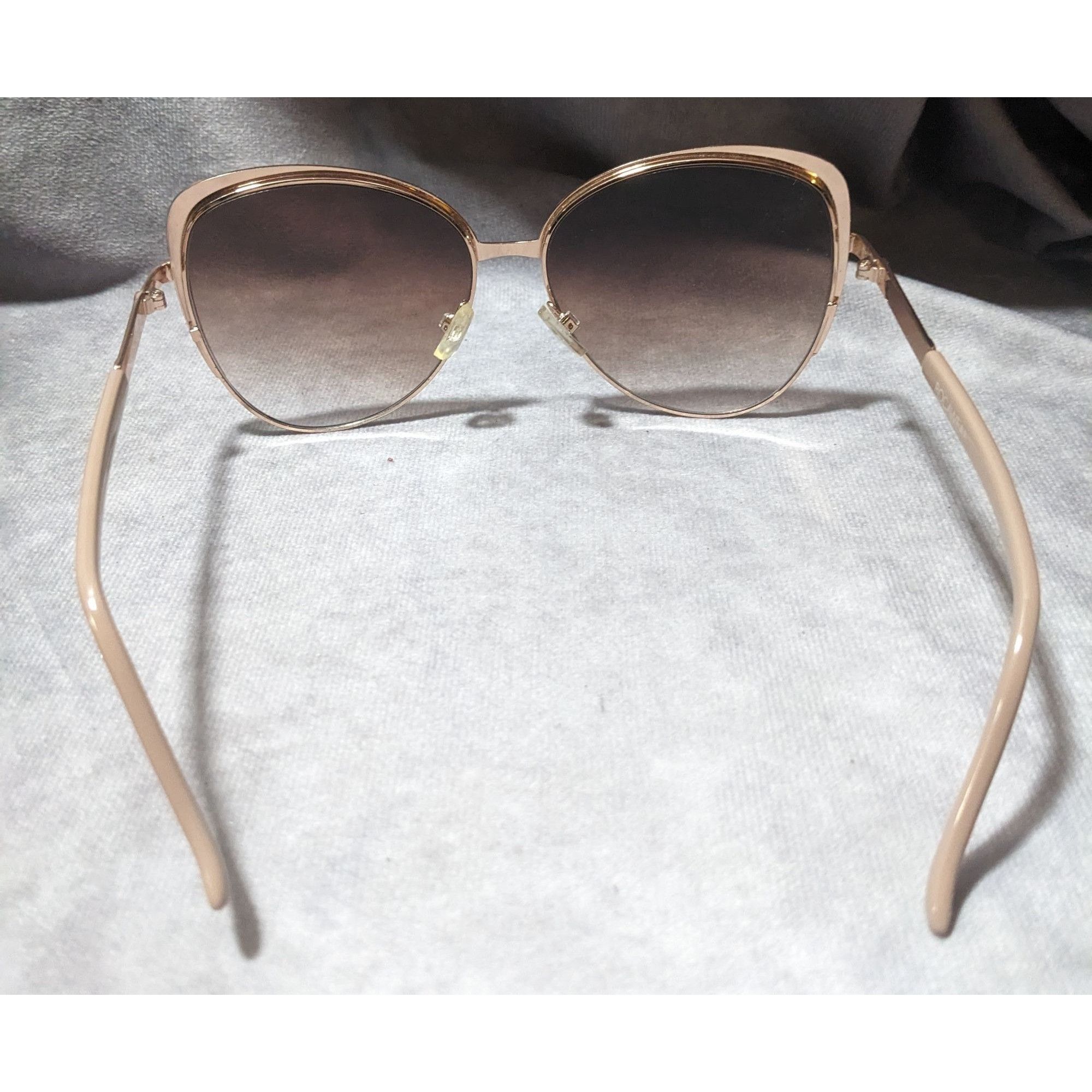 Rocawear Rocawear Pinkish Biege Oversized Sunglasses Size ONE SIZE - 2 Thumbnail