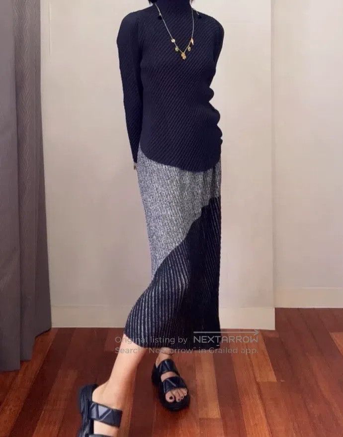 Issey Miyake Main Line Vintage Midi Skirt
