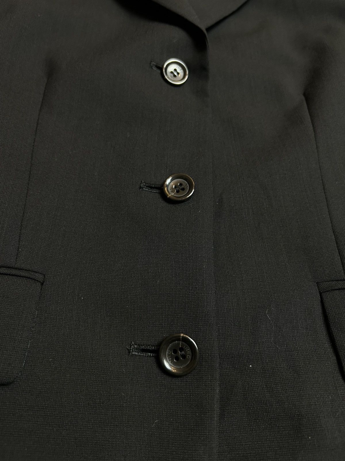 Designer × Japanese Brand × Yohji Yamamoto INED YOHJI YAMAMOTO SINGLE BREAST BLAZER Size XS / US 0-2 / IT 36-38 - 2 Thumbnail
