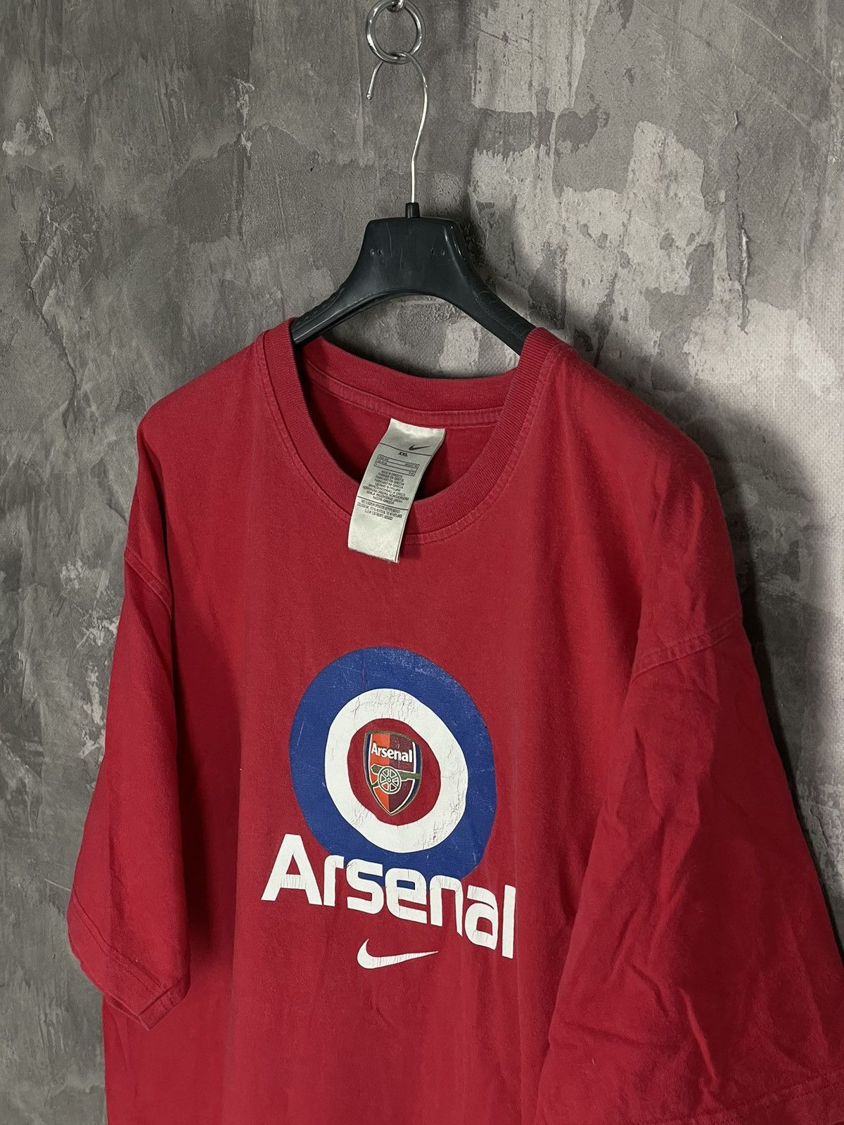 Nike × Vintage Vintage Arsenal Nike soccer 90s Retro T Shirt Size US XXL / EU 58 / 5 - 6 Thumbnail