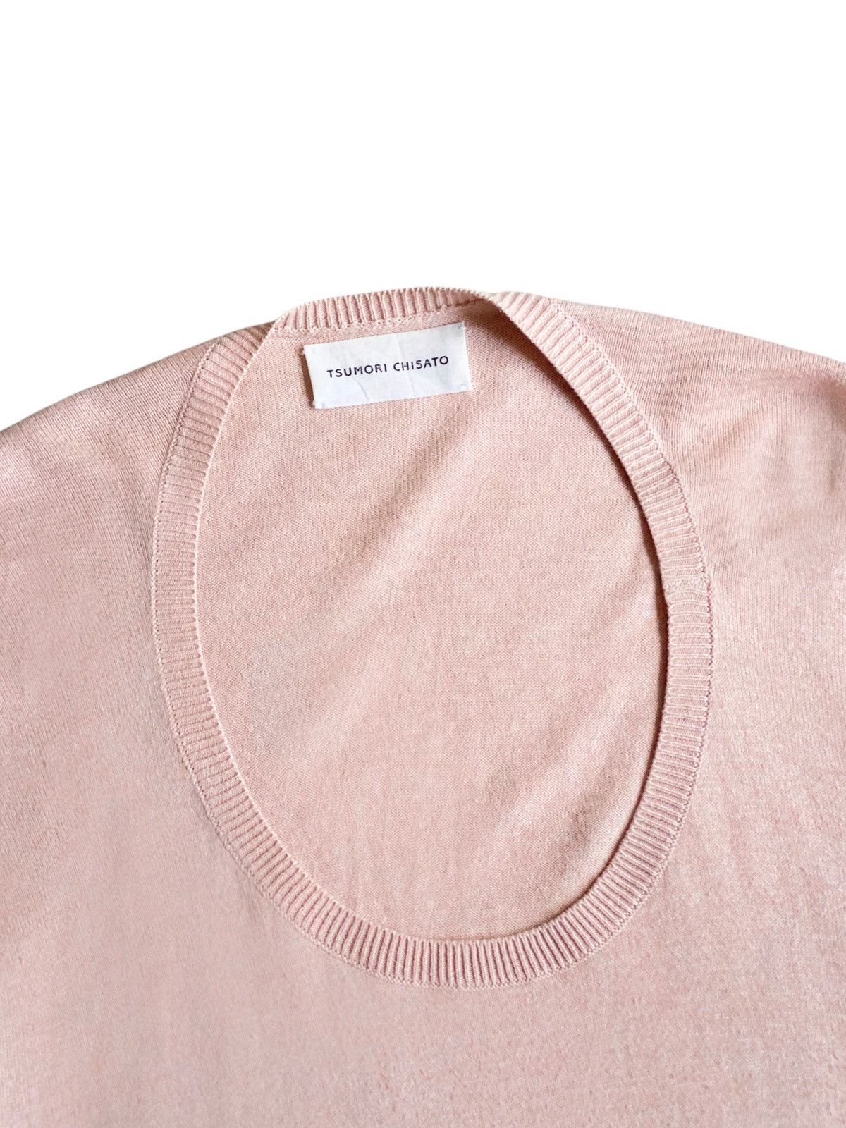 Tsumori Chisato Tsumori Chisato women wide neck knit sweatshirt lightweight Size M / US 6-8 / IT 42-44 - 3 Thumbnail