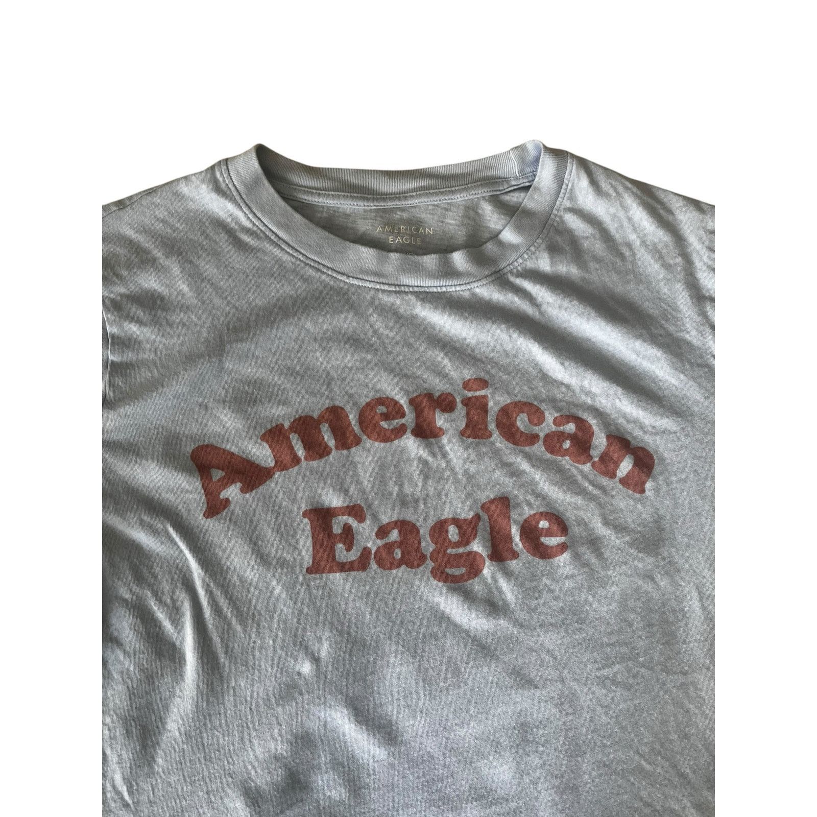 American Eagle Outfitters American Eagle Cropped Short Sleeve T-Shirt Size S/P Size S / US 4 / IT 40 - 4 Thumbnail