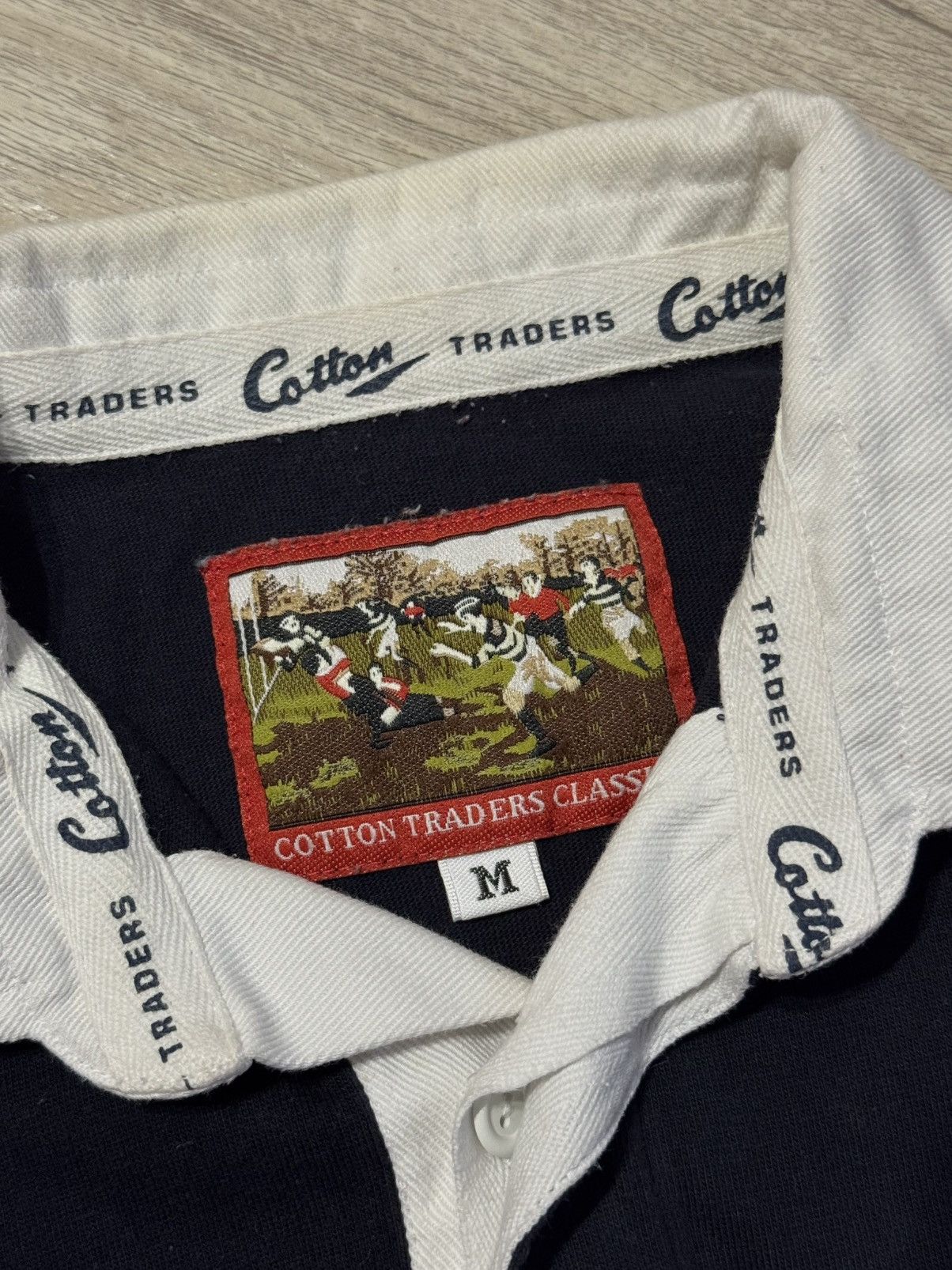 Cotton Traders 🔷Vintage Cotton Traders Six Nation Rugby Shirt 90s🔷 Size US M / EU 48-50 / 2 - 5 Thumbnail