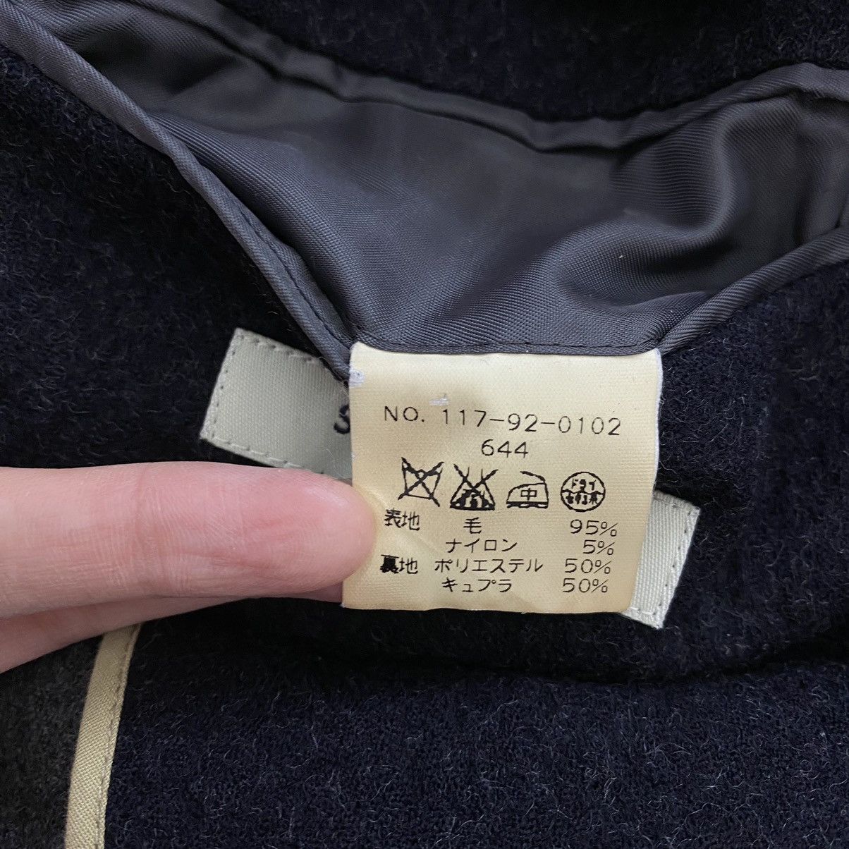 Japanese Brand SHIPS Japanese Brand Heavy Wool Black Coat Jacket Size US XL / EU 56 / 4 - 6 Thumbnail