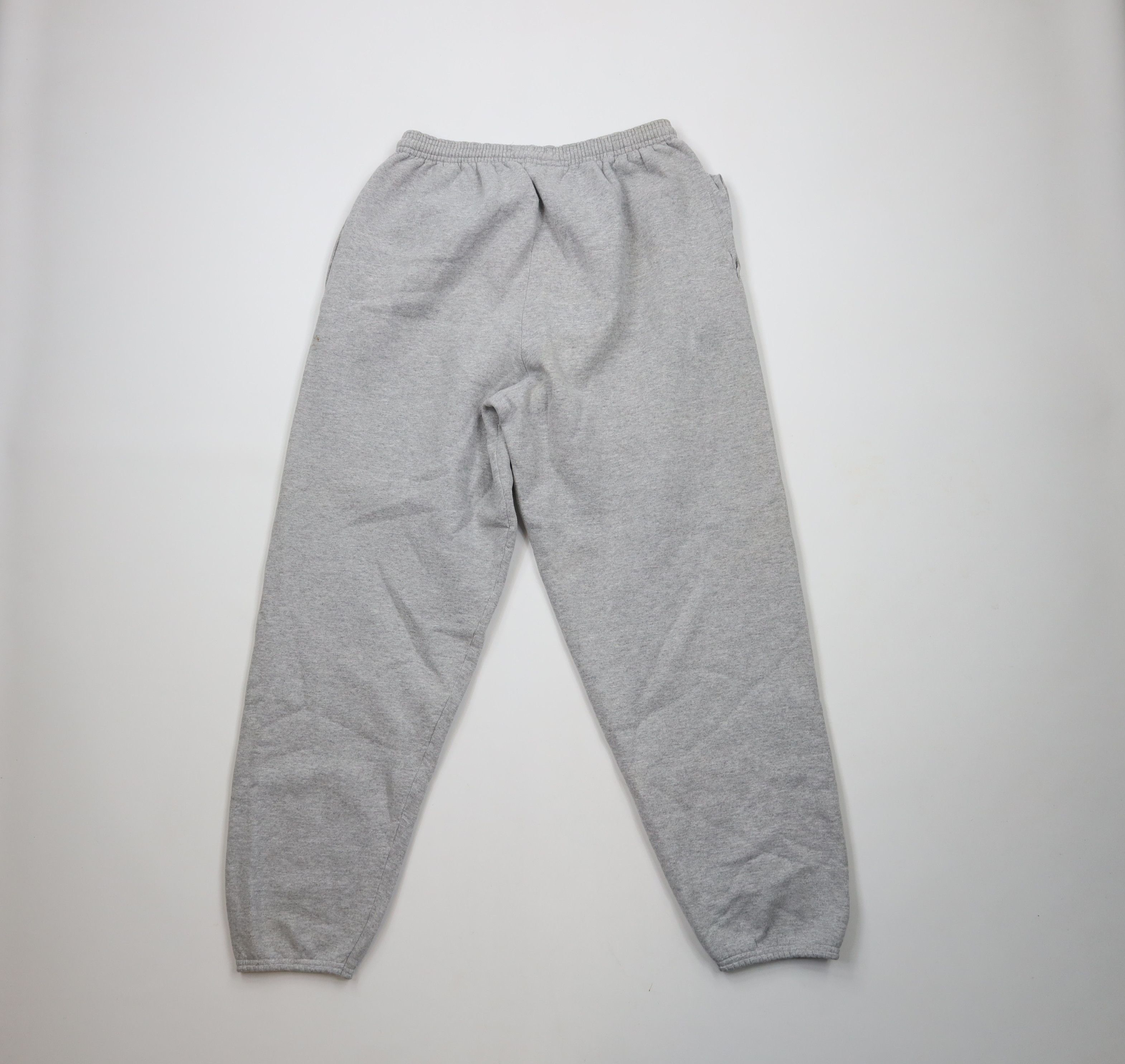 Starter × Vintage Vintage 90s Starter Blank Cuffed Sweatpants Joggers Gray Size US 34 / EU 50 - 10 Thumbnail