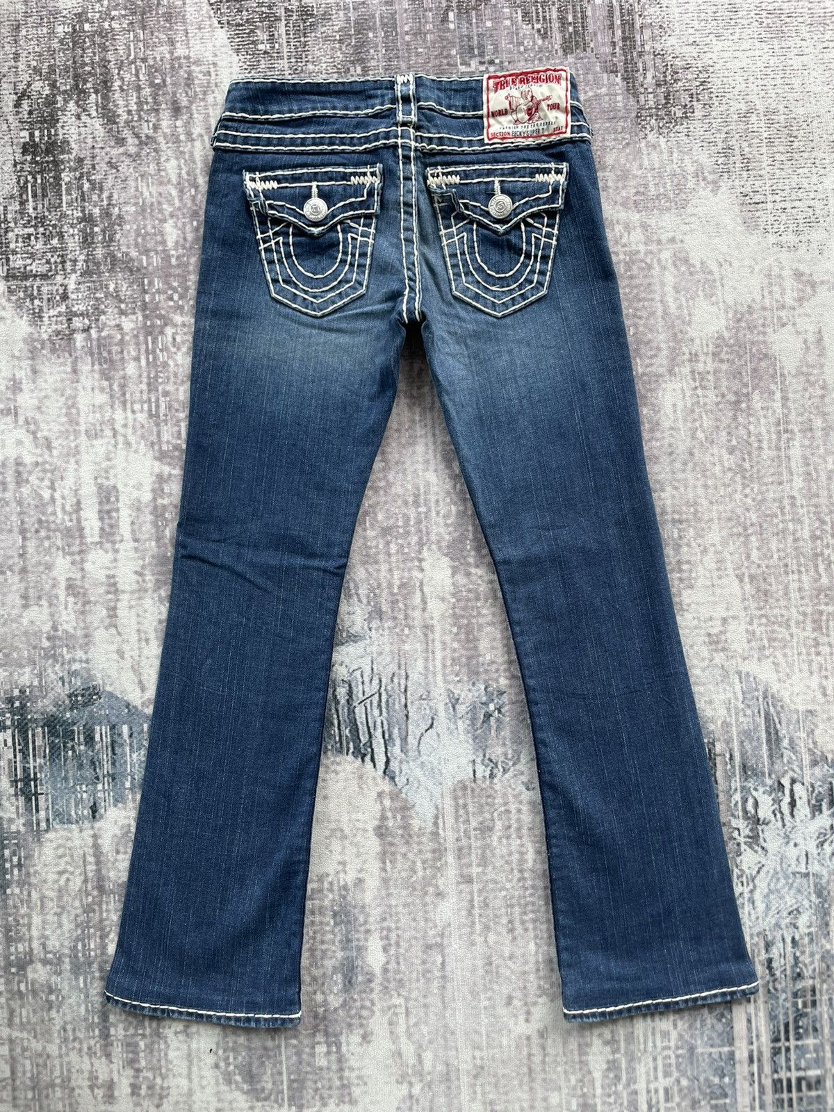 True Religion 2000s True Religion-Joey Super T Bold Stitch Jeans Size US 29 - 1 Thumbnail