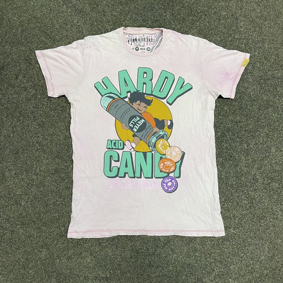 Vintage Vintage Y2K Graphic Tee Acid Trip Cartoon Print Cream Rave M Size US M / EU 48-50 / 2 - 2 Thumbnail