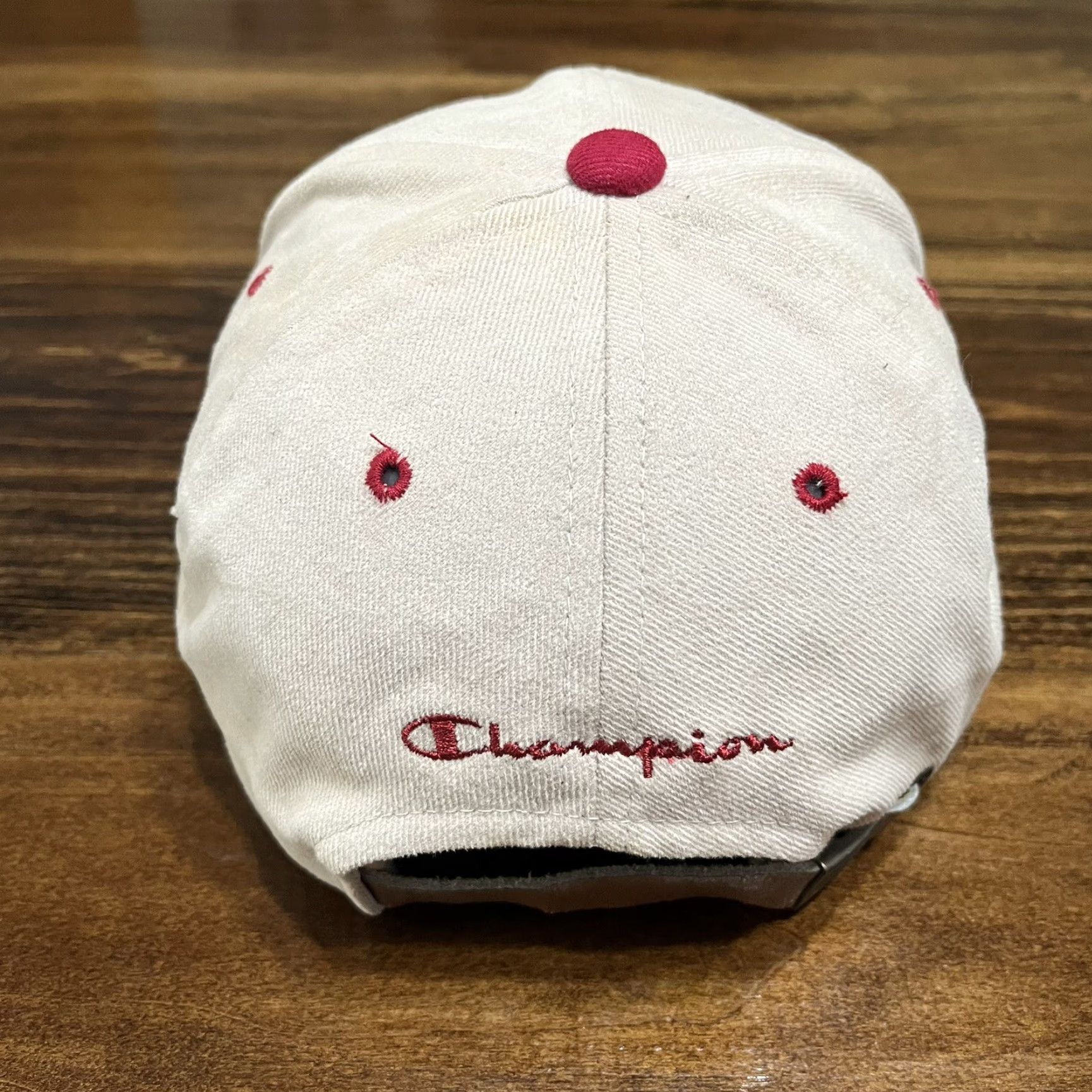 Champion Champion Hat Cap Strap Back Mens Casual Embroidered Brown Cotton Adjustable Red USA Cars Dad Fish Flag Nature Outdoor Sports Lightweight Breathable Size ONE SIZE - 4 Thumbnail