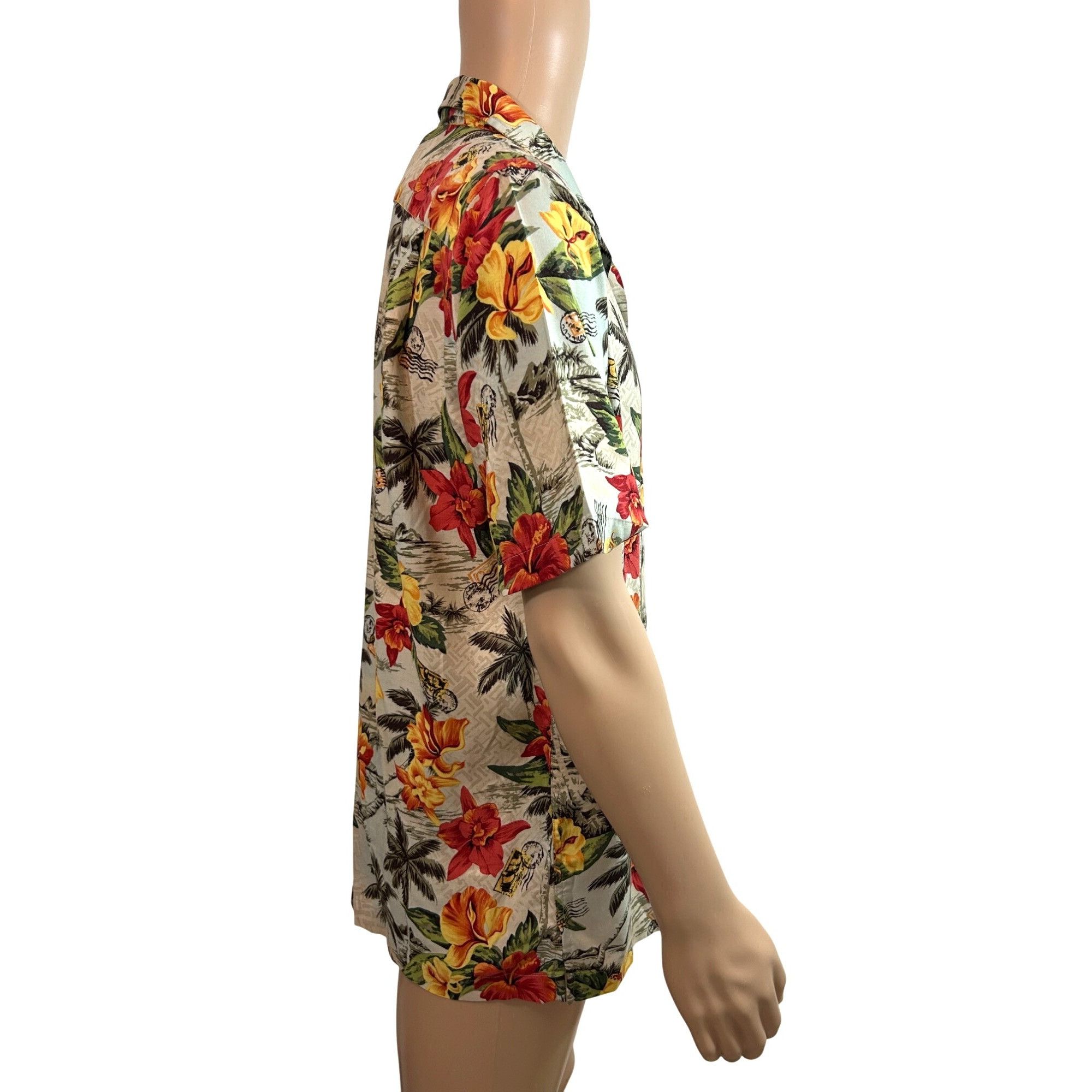 Lands' End Lands’ End Men’s Vtg Hawaiian Shirt M Short Sleeve Collared Size US M / EU 48-50 / 2 - 15 Thumbnail