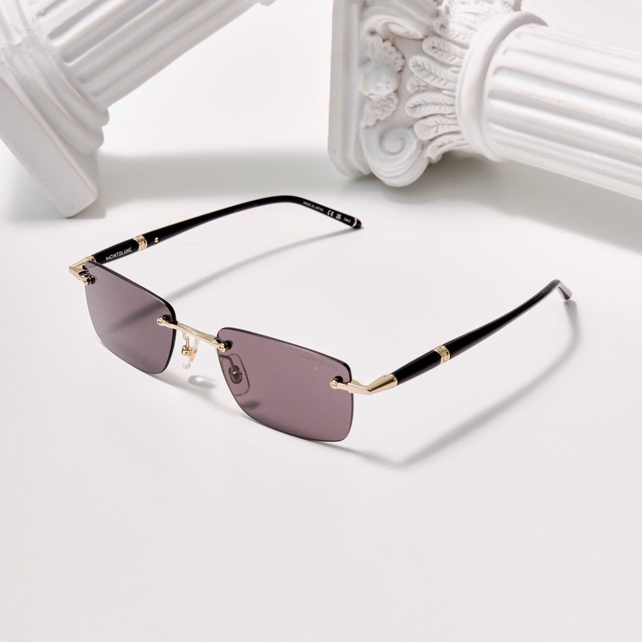 Montblanc MONTBLANC MB0344S 001 SUNGLASSES Size ONE SIZE - 1 Thumbnail