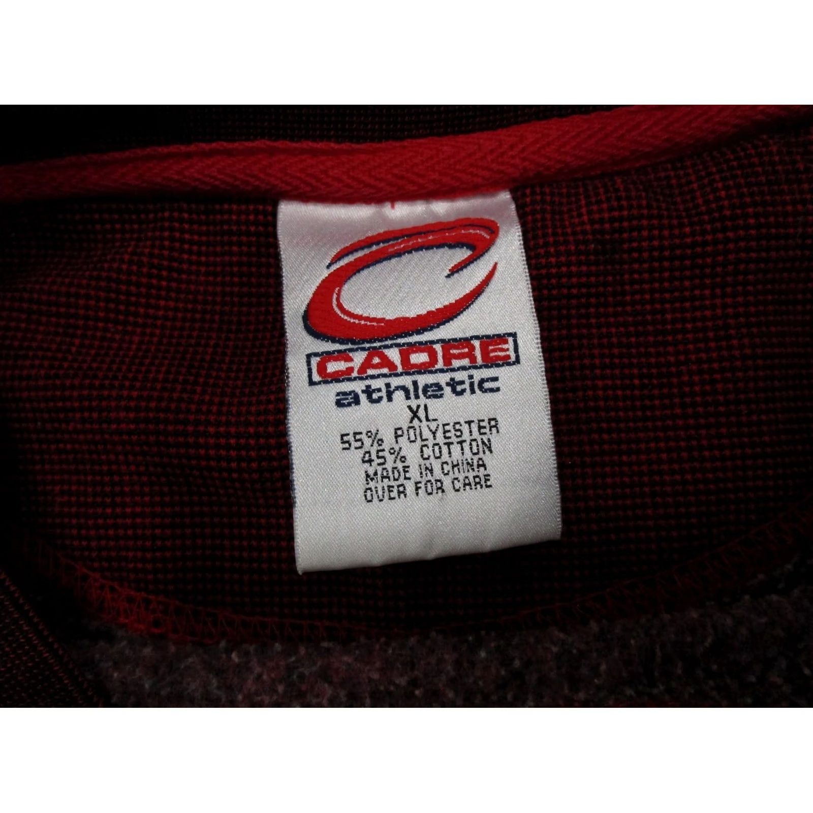 Vintage VINTAGE Wisconsin Badgers Sweatshirt Cadre Red XL Mens Crew Neck Pullover Long Sleeve All Seasons Football Hoodie Sports 2000s Size US XL / EU 56 / 4 - 3 Thumbnail