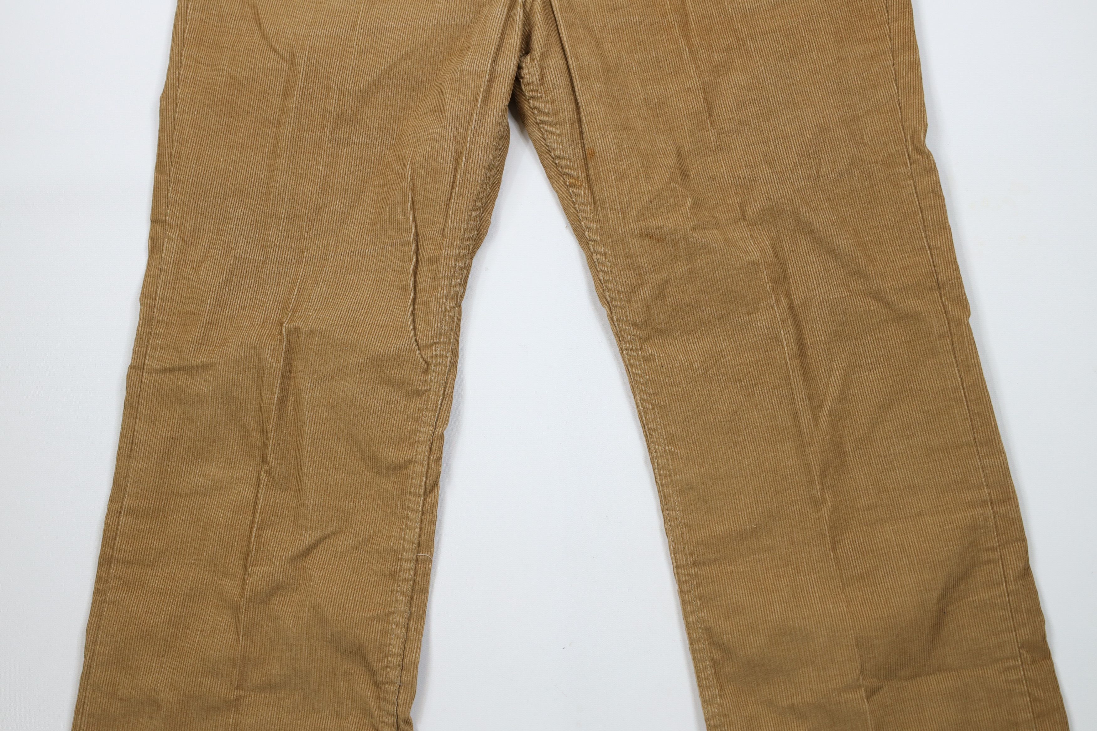 Vintage Vintage 70s Streetwear Wide Leg Corduroy Chino Pants USA Size US 38 / EU 54 - 3 Thumbnail