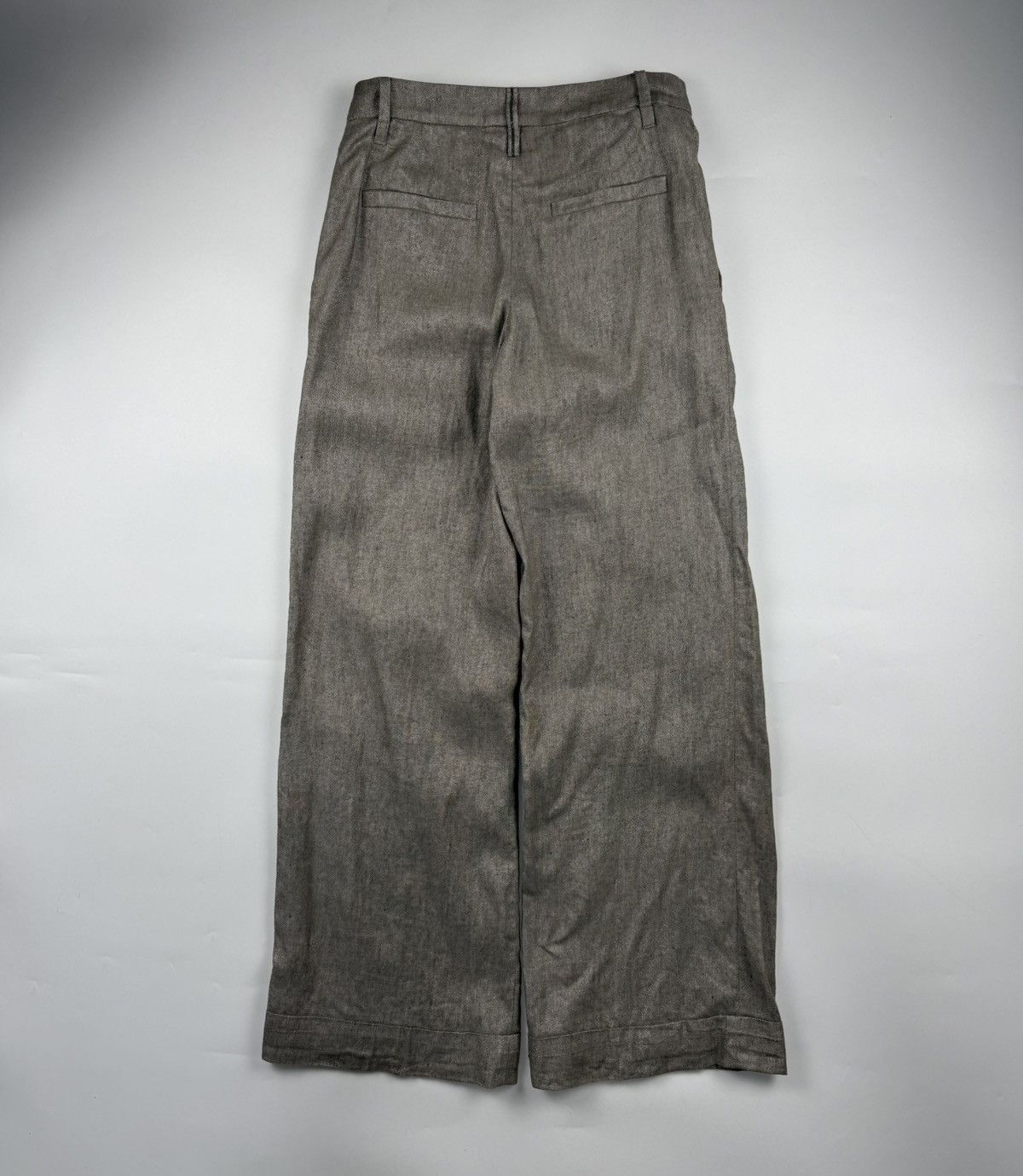 Brunello Cucinelli Brunello Cucinelli S/S’24 Sparkling Linen Flared Trouser Size 28" / US 6 / IT 42 - 3 Thumbnail