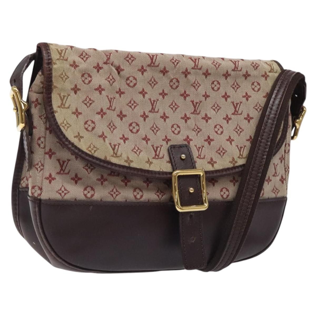 Louis Vuitton Monogram Mini Belanger Shoulder Bag Red M92671 Lv Auth 117762, Women's