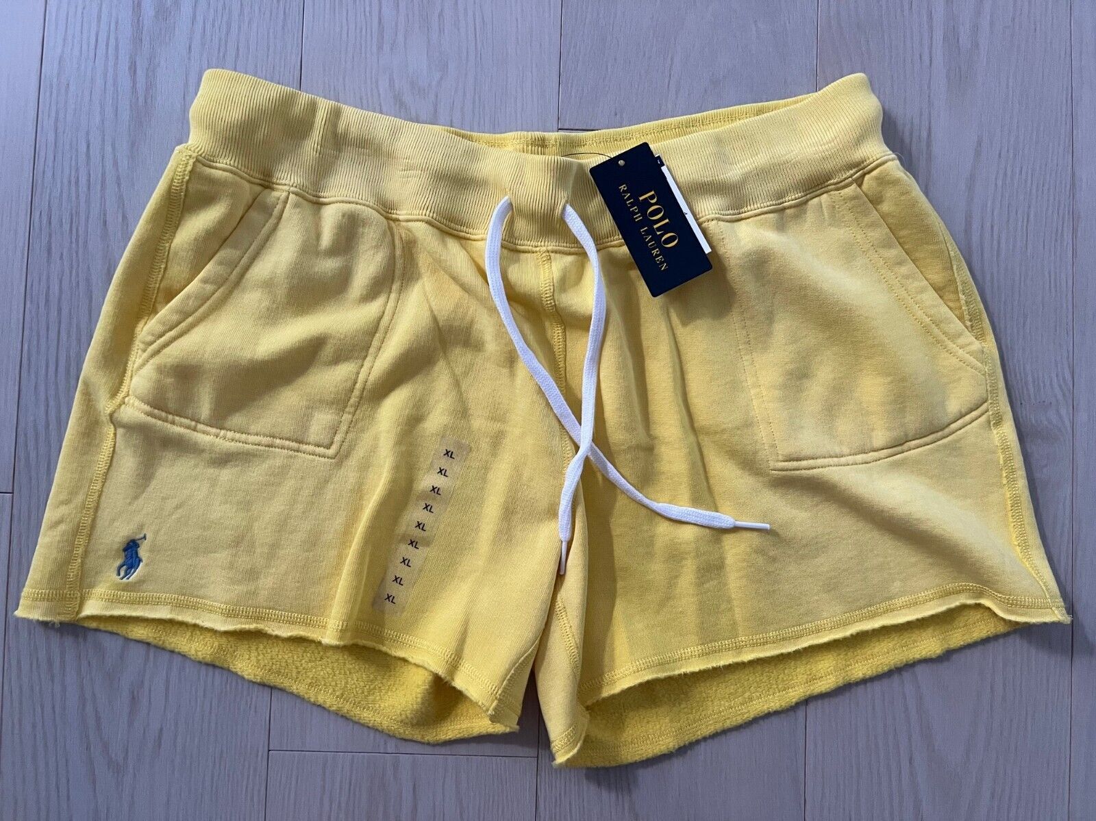 Ralph Lauren Polo Ralph Lauren Fleece Cotton Blend Shorts Yellow ( XL ) Size 38" / US 16 / IT 52 - 1 Thumbnail
