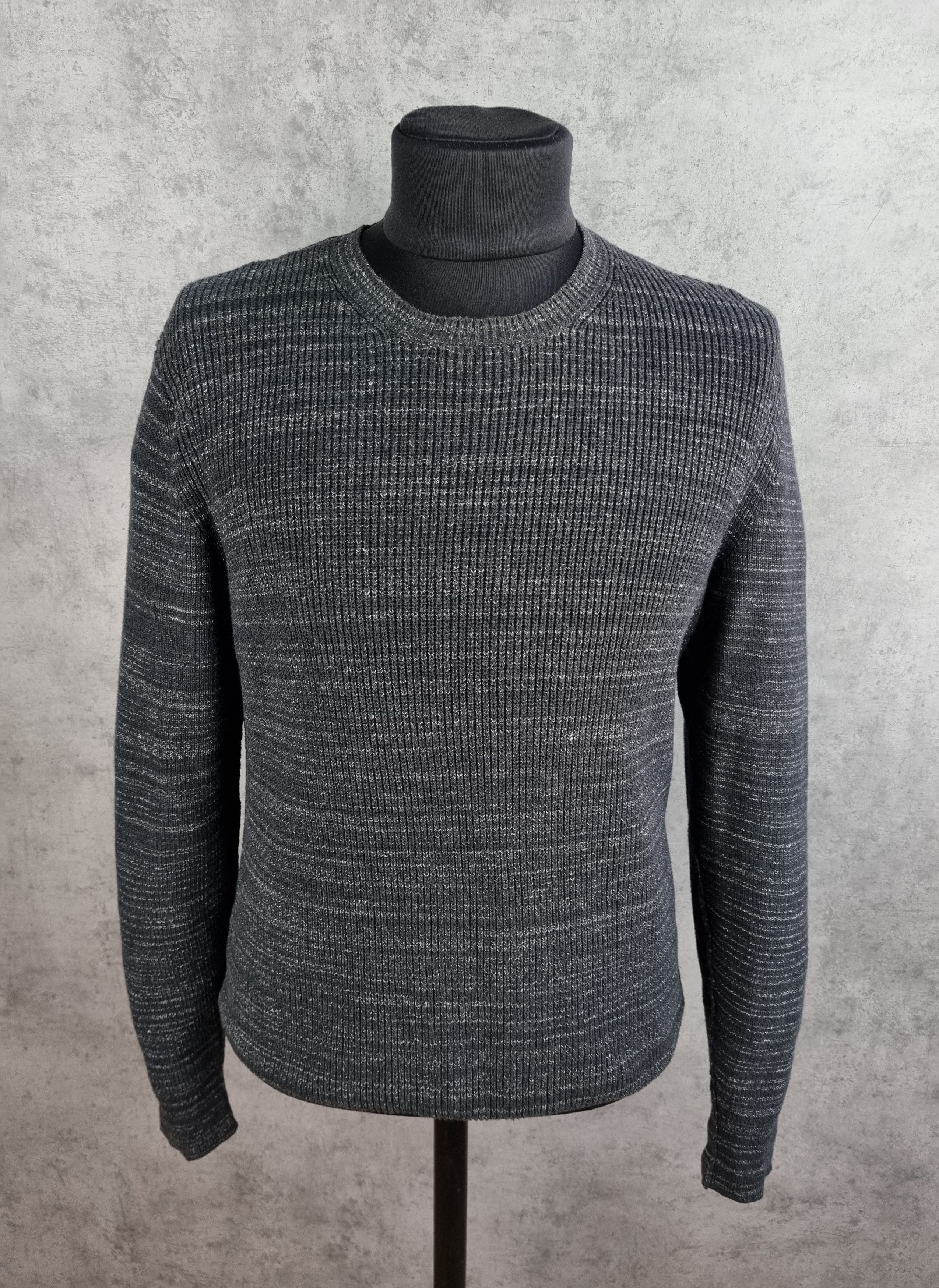 Allsaints Allsaints Rydal Crew Ridge Jumper Light Striped Knit Sweater Size US L / EU 52-54 / 3 - 3 Thumbnail