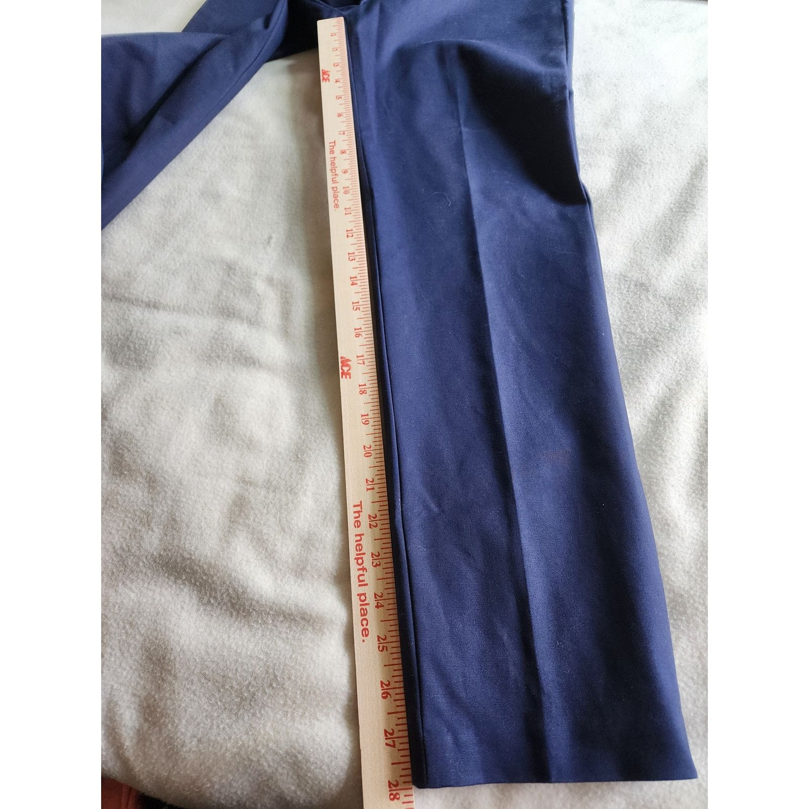 J.McLaughlin J. McLaughlin Navy Blue Cotton Modal Pants Size 8 Stretch Size 32" / US 10 / IT 46 - 7 Thumbnail