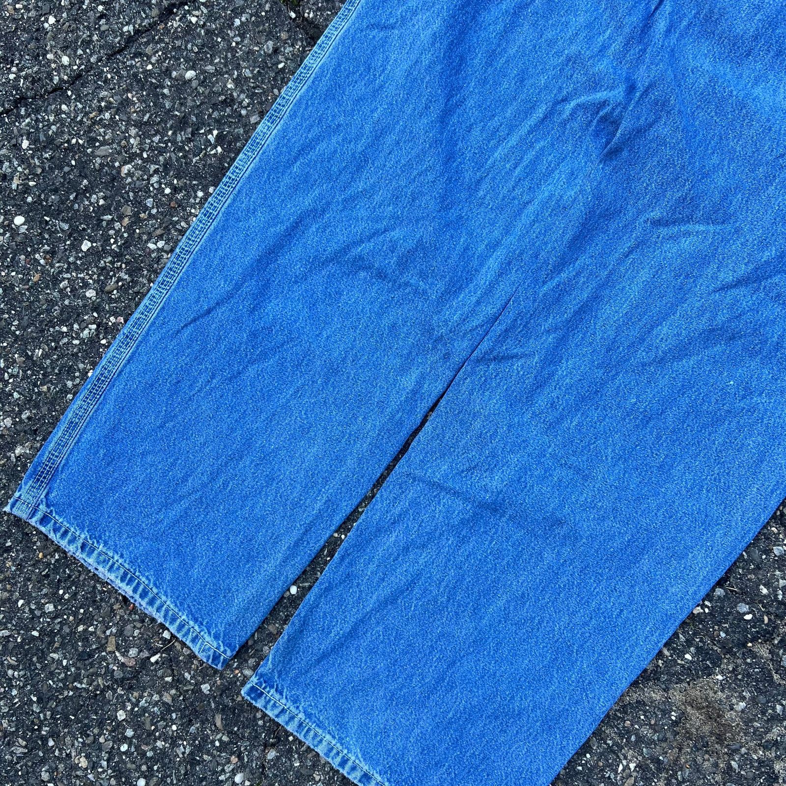 Carhartt × Vintage Vintage Y2K blue carhartt denim jeans work carpenter pants Size US 33 - 6 Thumbnail