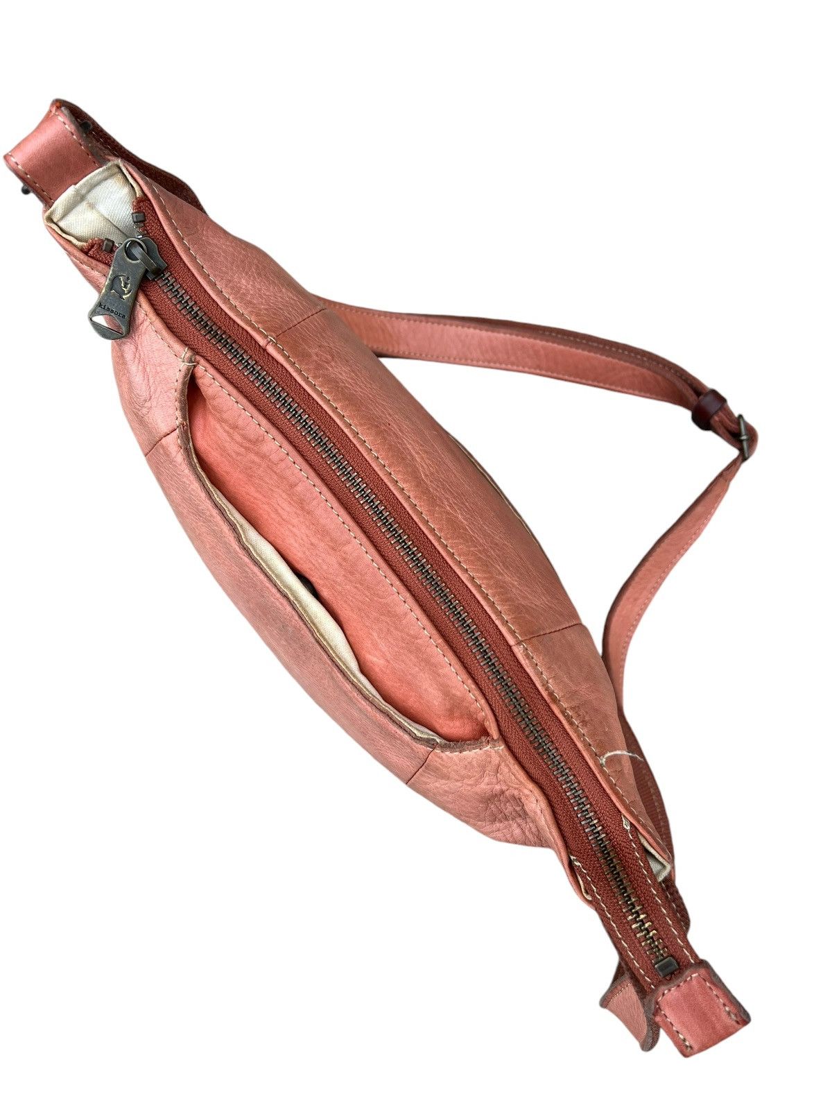 Leather Kissora Japan Muddy Patina Leather Sling Bag Size ONE SIZE - 19 Thumbnail